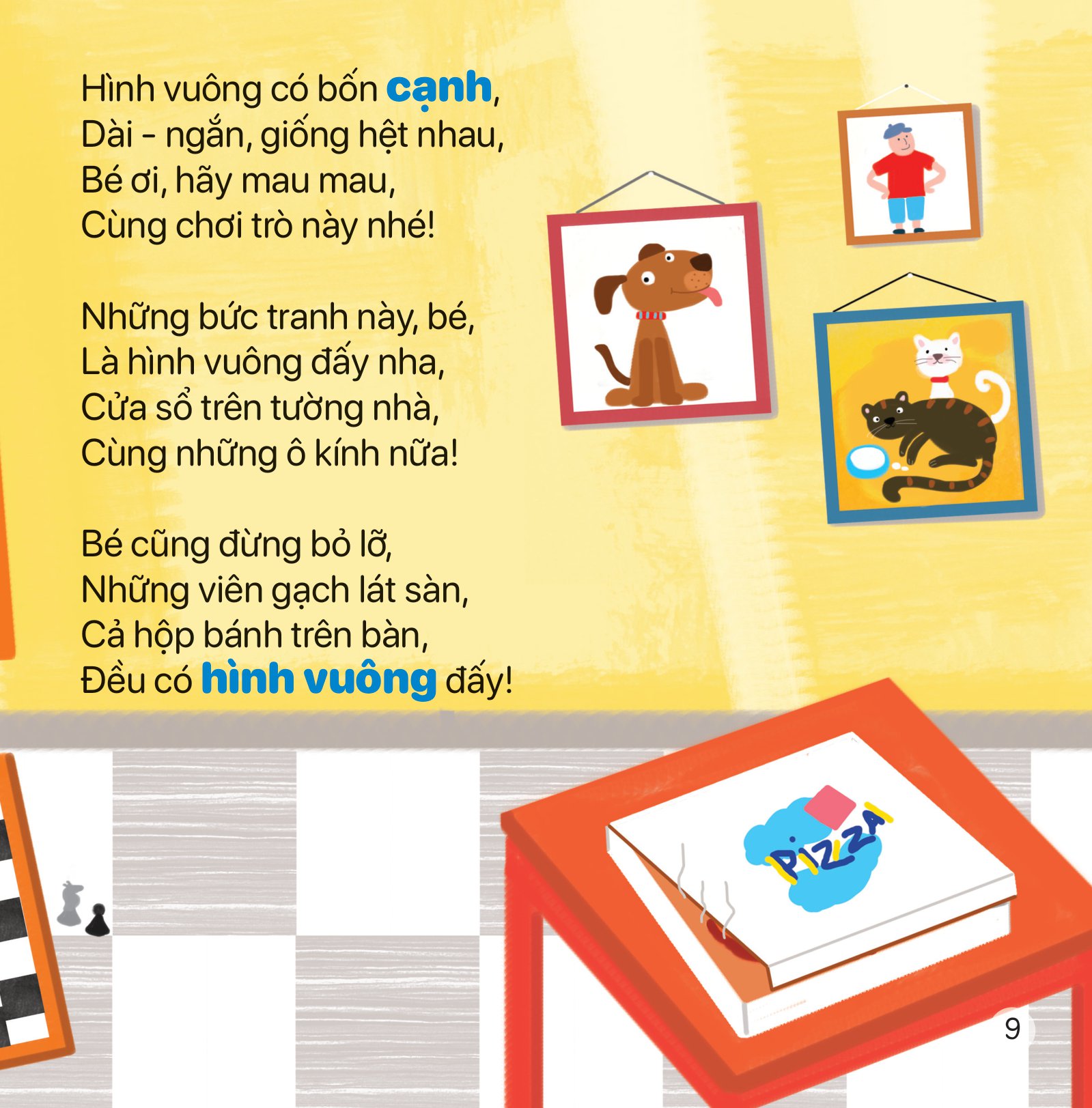 thơ hay cho bé - học về hình dạng