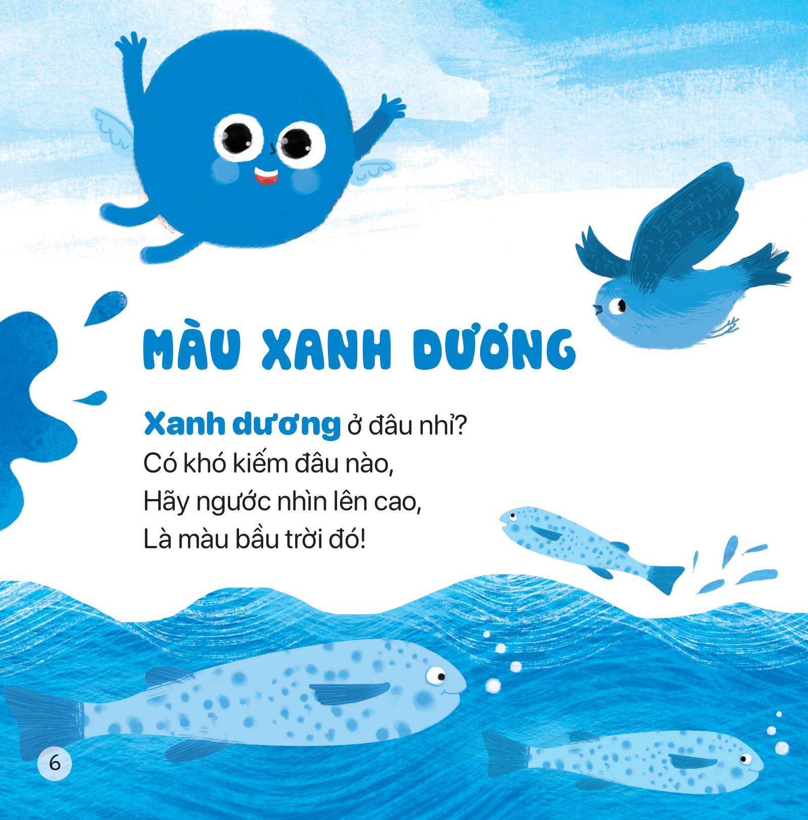 thơ hay cho bé - học về màu sắc