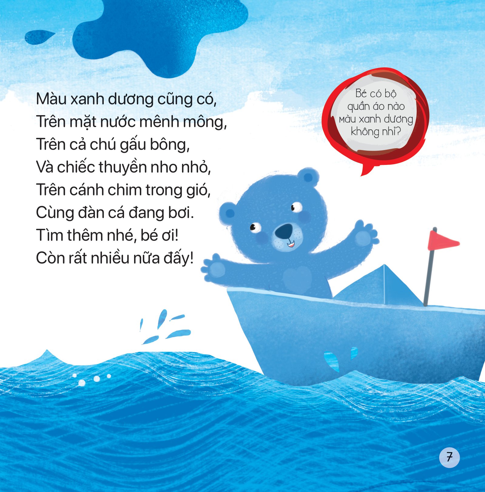 thơ hay cho bé - học về màu sắc