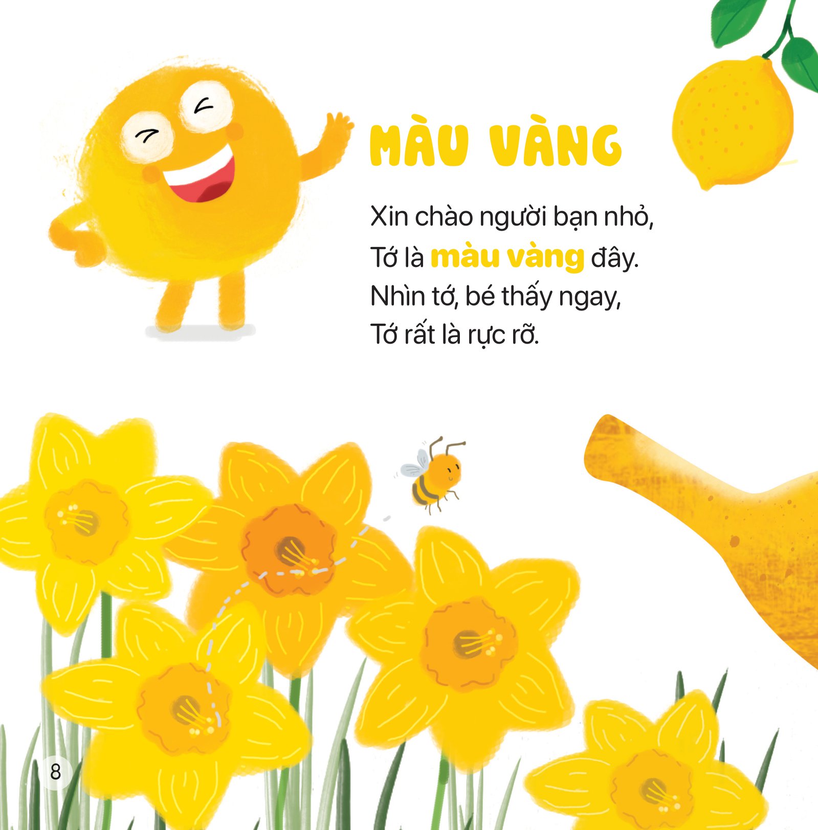 thơ hay cho bé - học về màu sắc