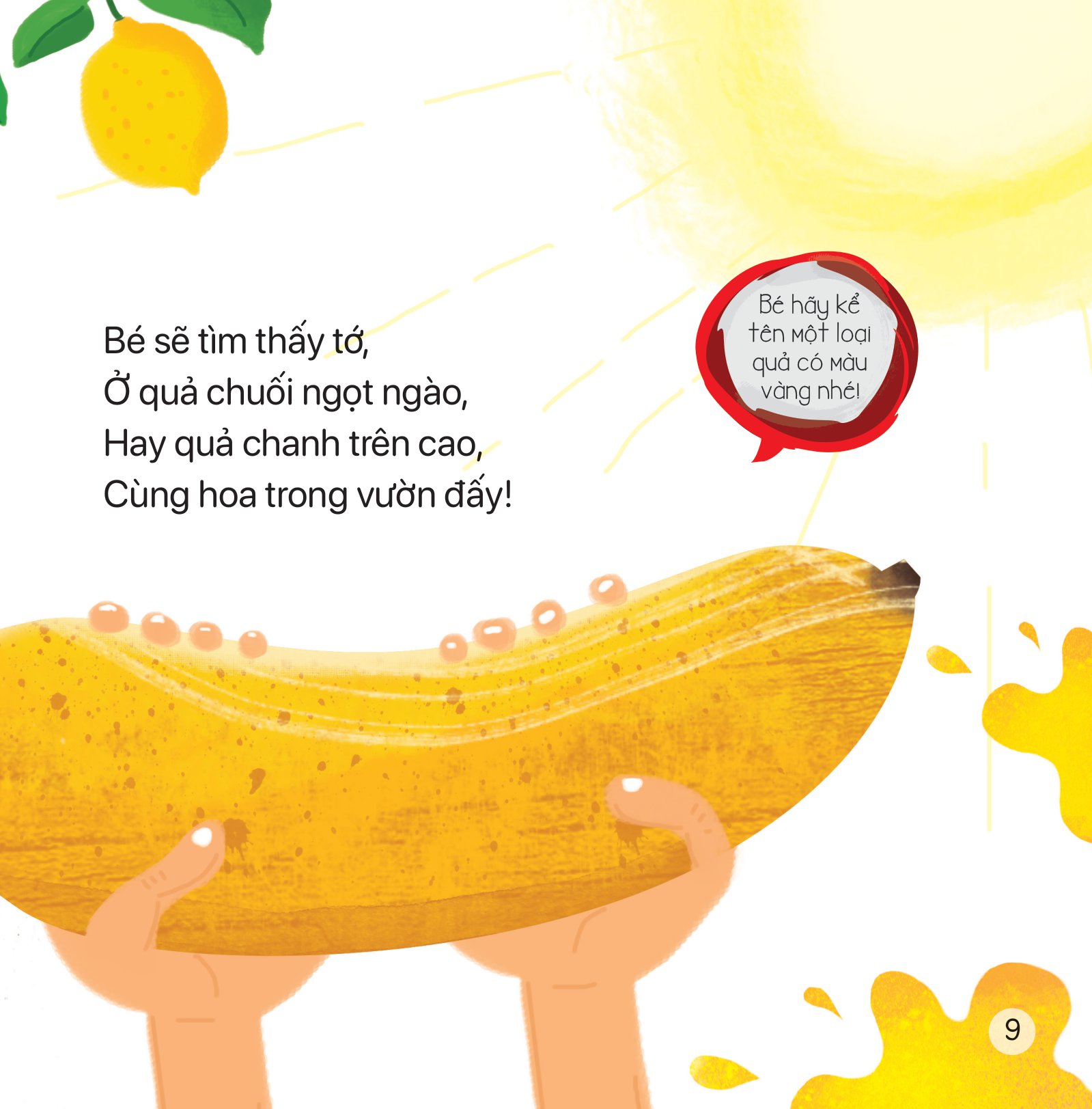 thơ hay cho bé - học về màu sắc