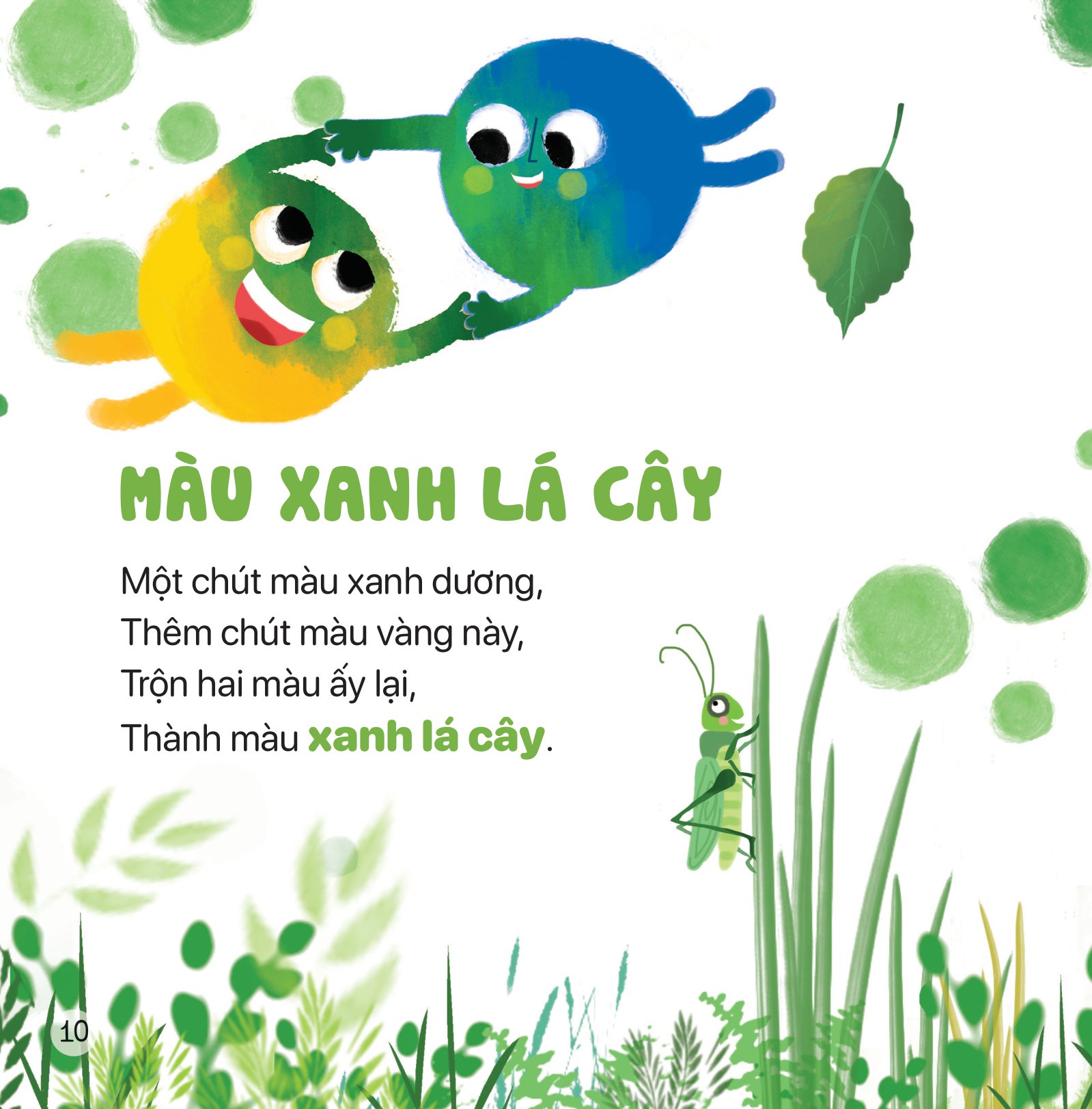 thơ hay cho bé - học về màu sắc