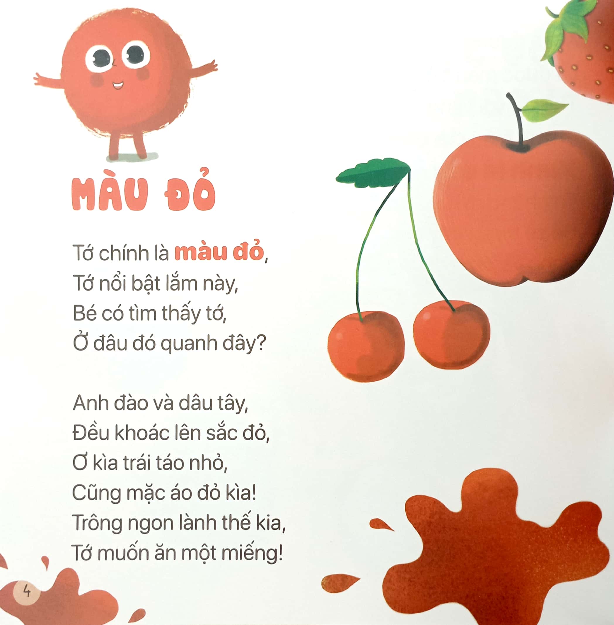 thơ hay cho bé - học về màu sắc