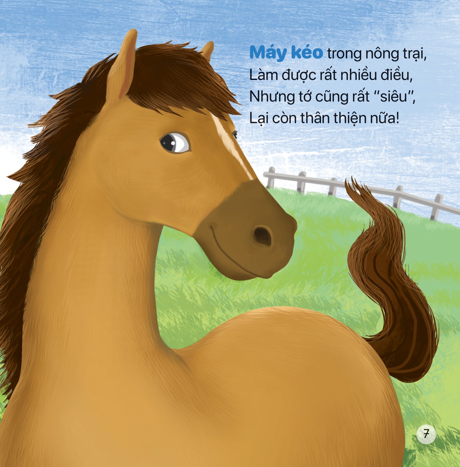 thơ hay cho bé - học về nông trại