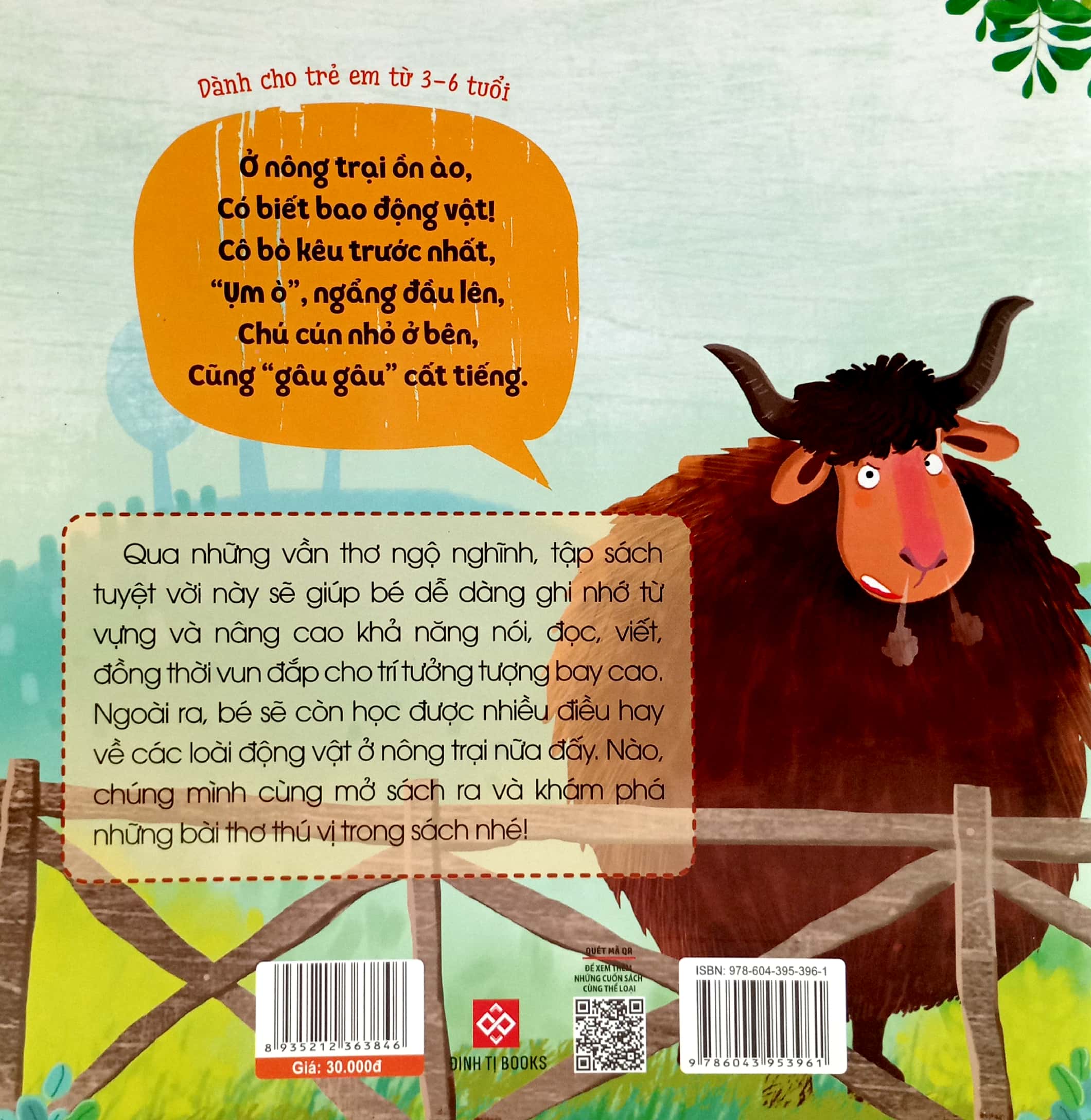 thơ hay cho bé - học về nông trại