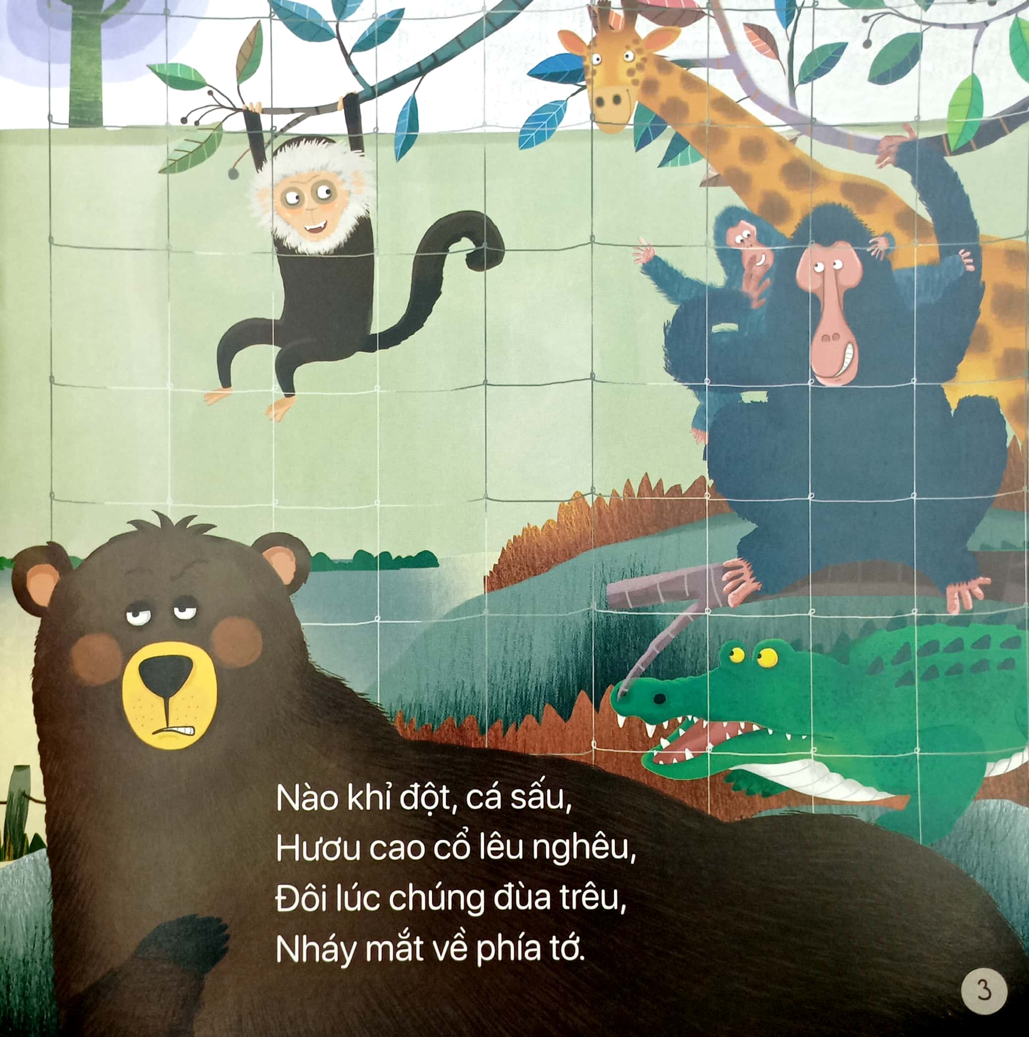 thơ hay cho bé - học về sở thú