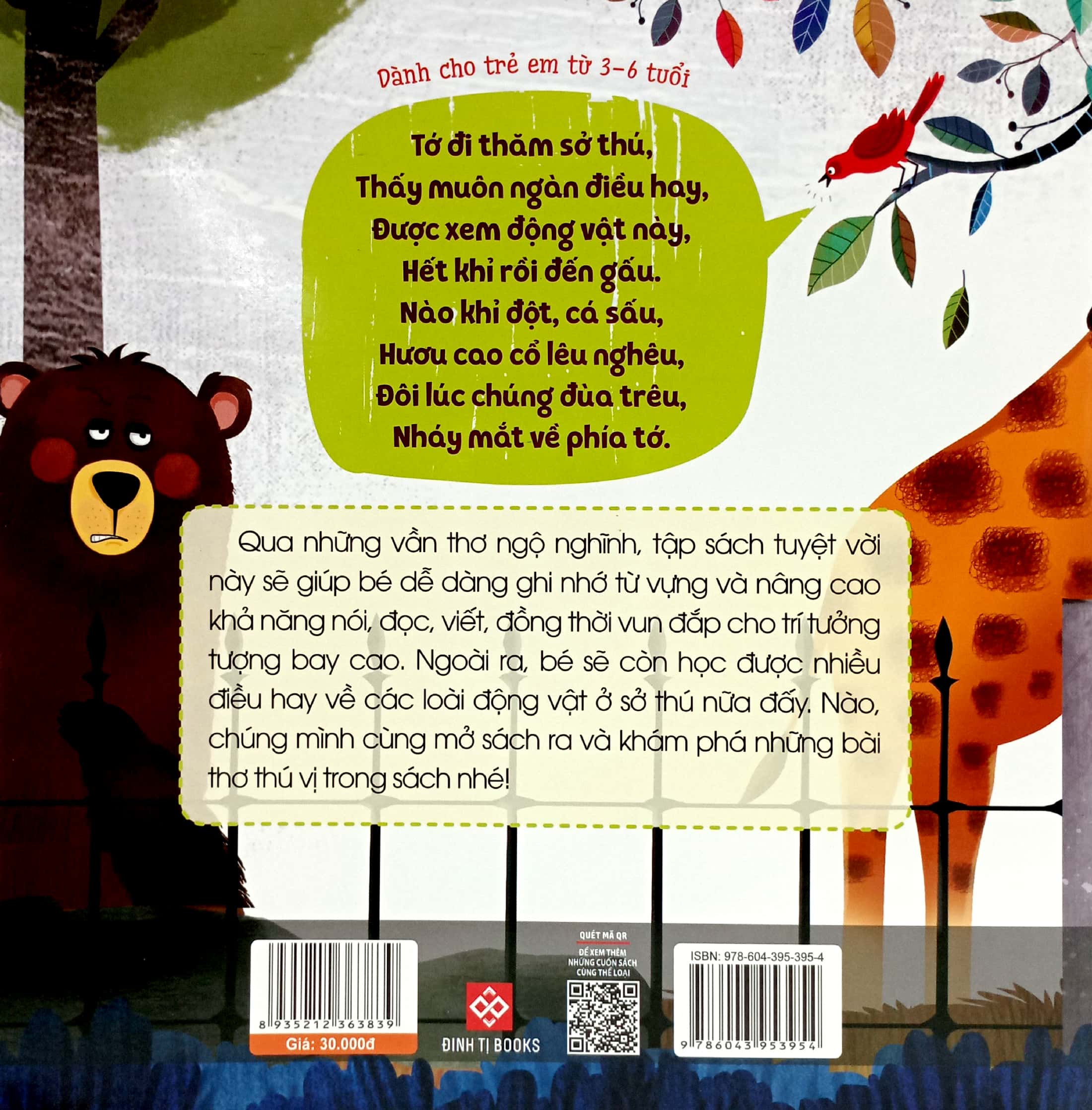 thơ hay cho bé - học về sở thú