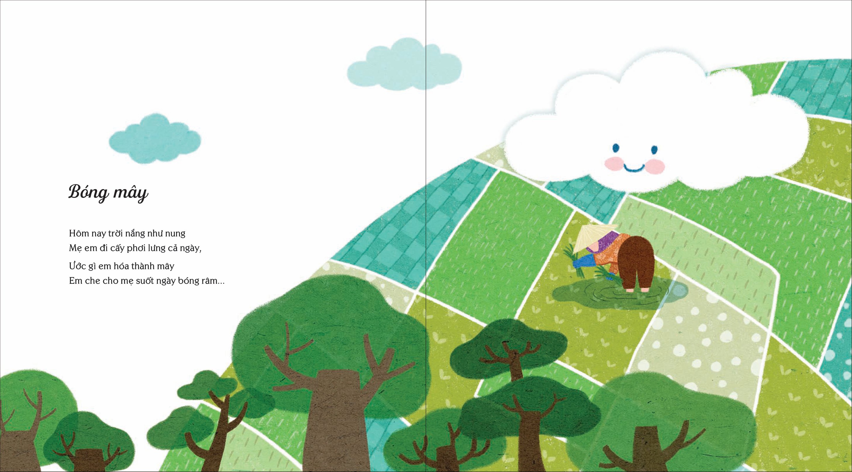 thơ hay viết cho thiếu nhi - bóng mây