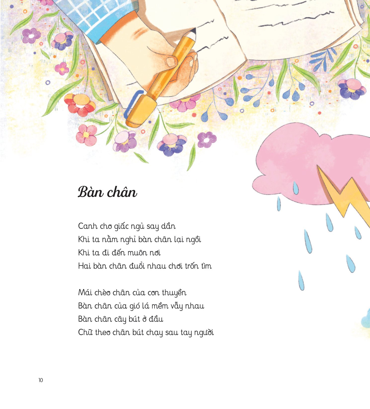 thơ hay viết cho thiếu nhi - hoa vừa đi vừa nở