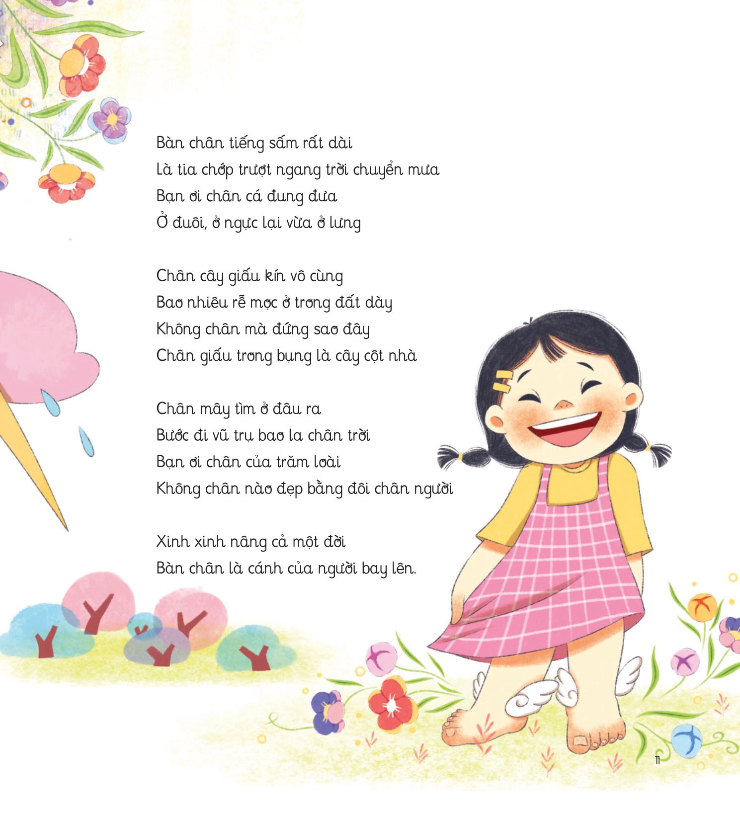 thơ hay viết cho thiếu nhi - hoa vừa đi vừa nở