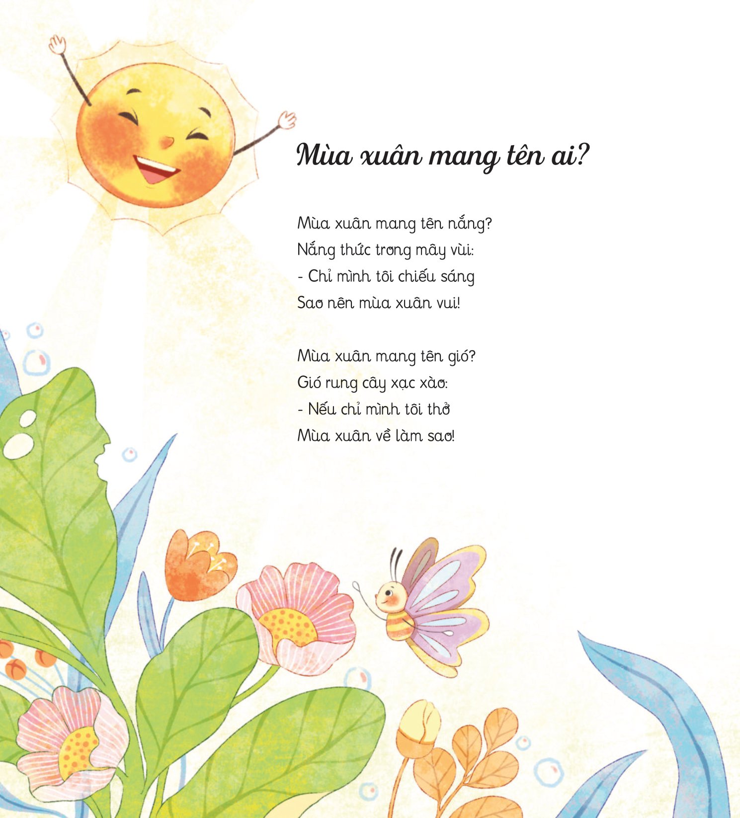 thơ hay viết cho thiếu nhi - hoa vừa đi vừa nở