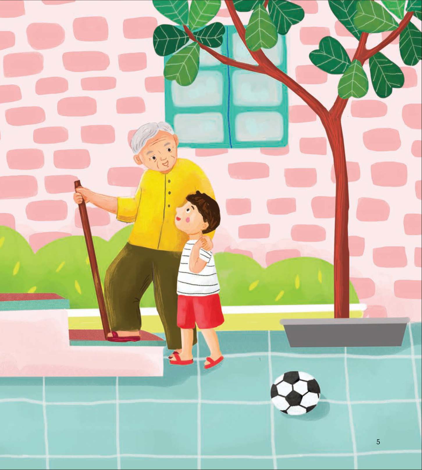 thơ hay viết cho thiếu nhi - ông và cháu