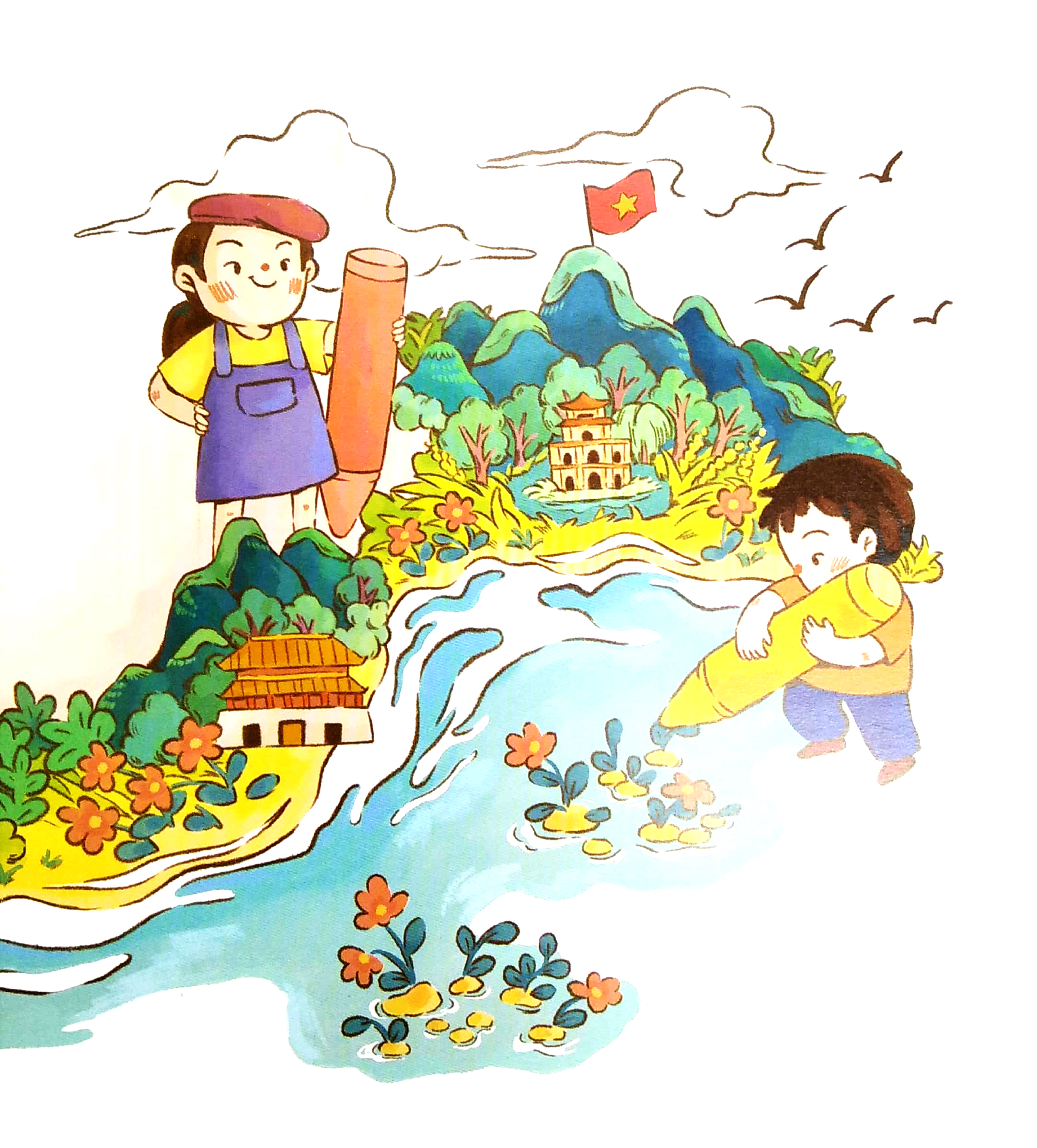 thơ hay viết cho thiếu nhi - tiếng hát con chim non