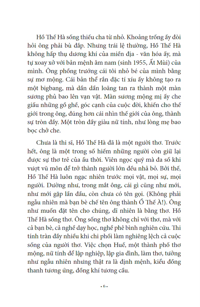 thơ hồ thế hà & giấc mơ cỏ hát - chuyên luận