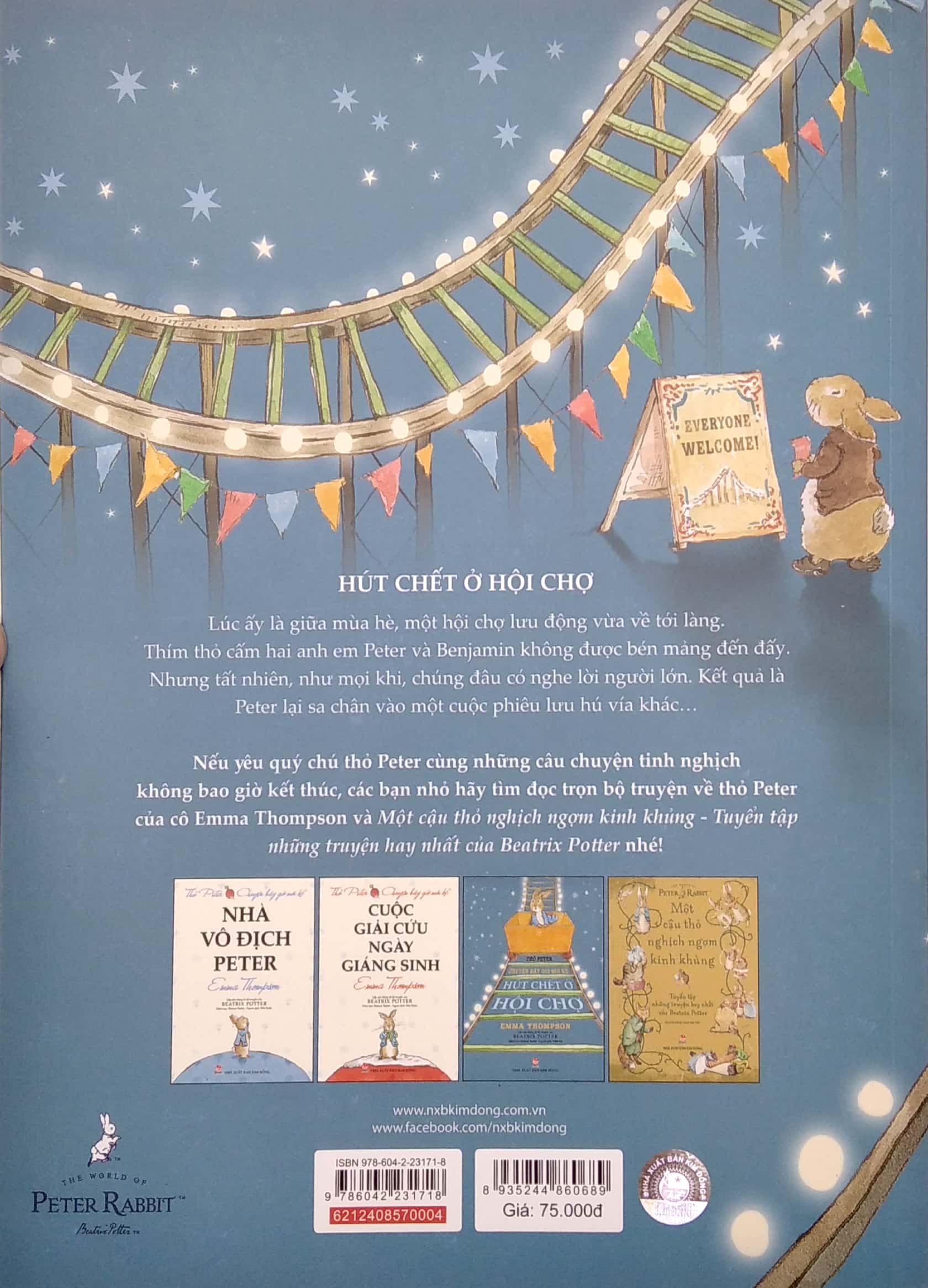 thỏ peter - chuyện bây giờ mới kể - hút chết ở hội chợ (tái bản 2021)