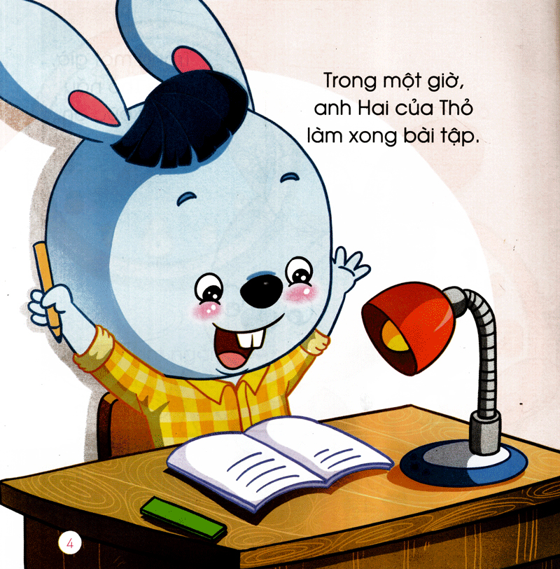 thỏ thông minh và giờ phút giây -song ngữ việt - anh