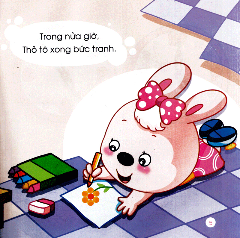 thỏ thông minh và giờ phút giây -song ngữ việt - anh