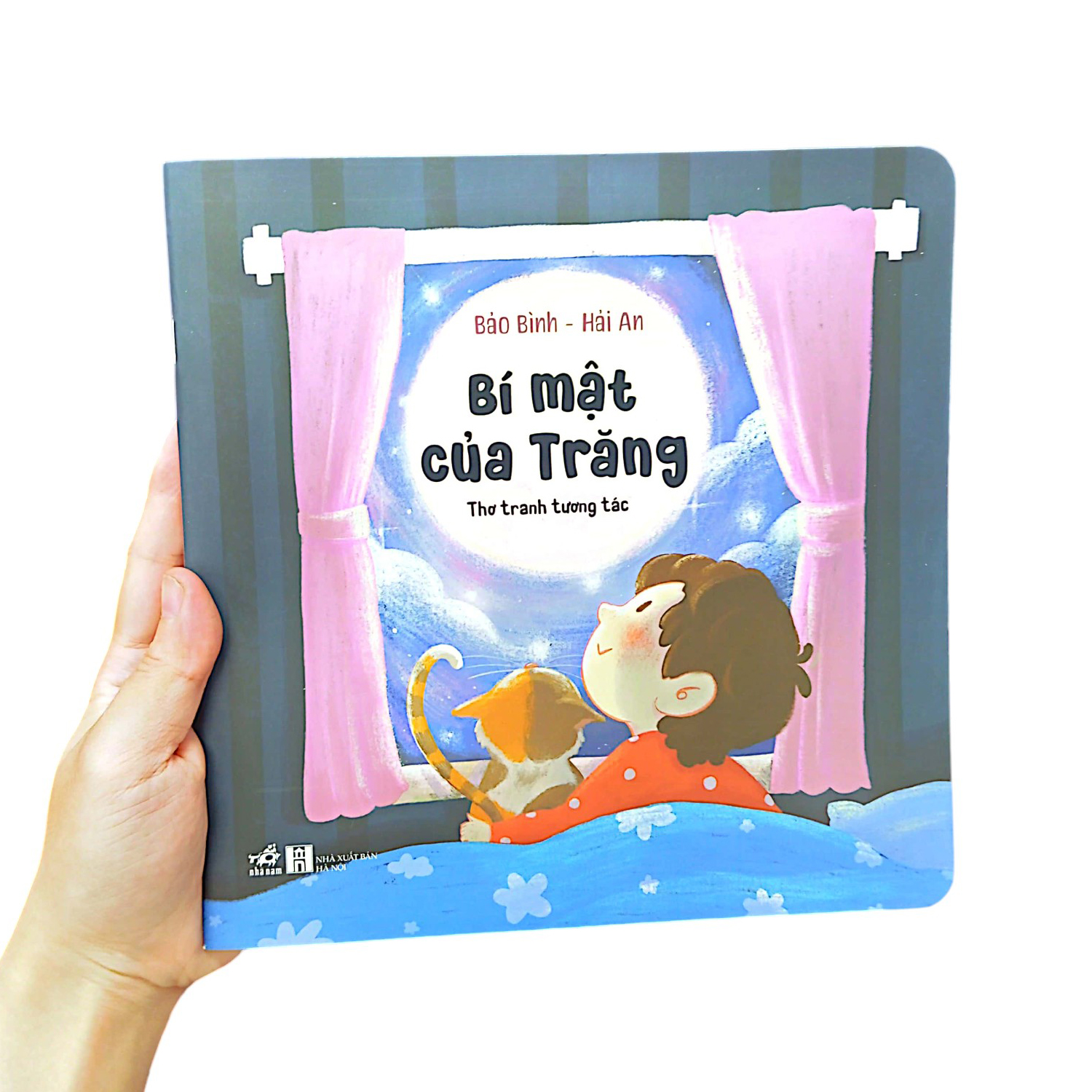 thơ tranh tương tác - bí mật của trăng