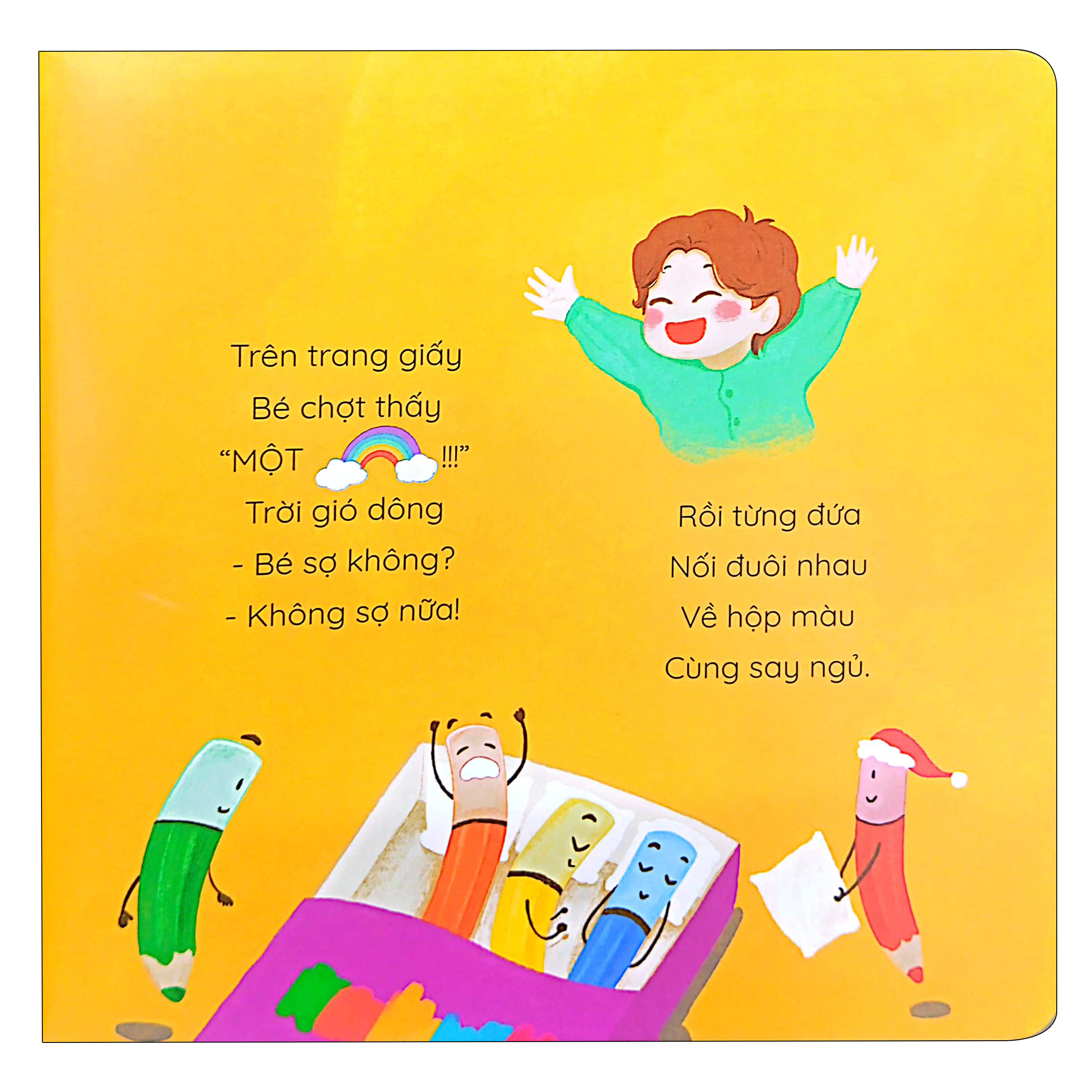 thơ tranh tương tác - cầu vồng nhỏ trong nhà