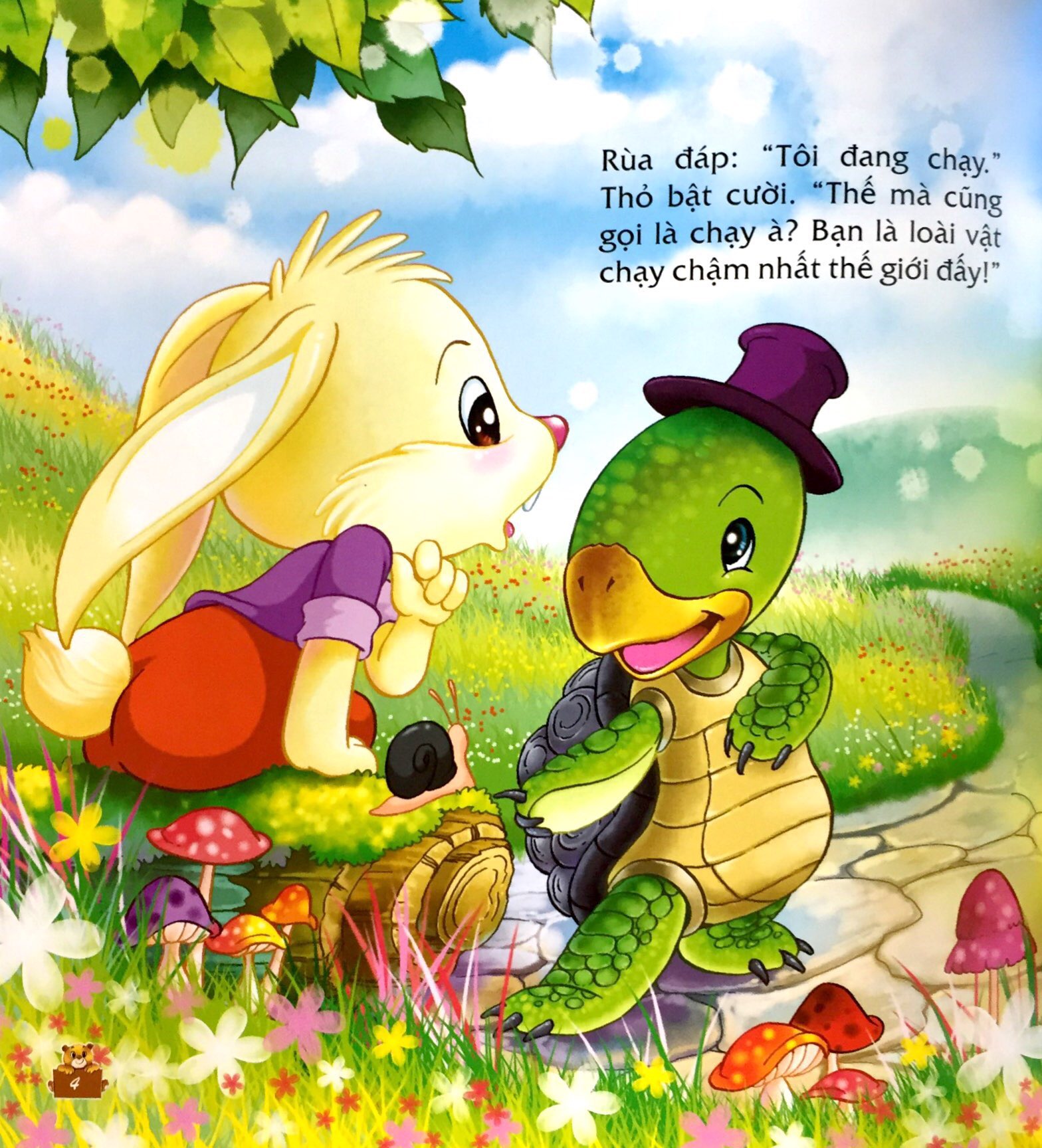 thỏ và rùa - ngày xửa ngày xưa