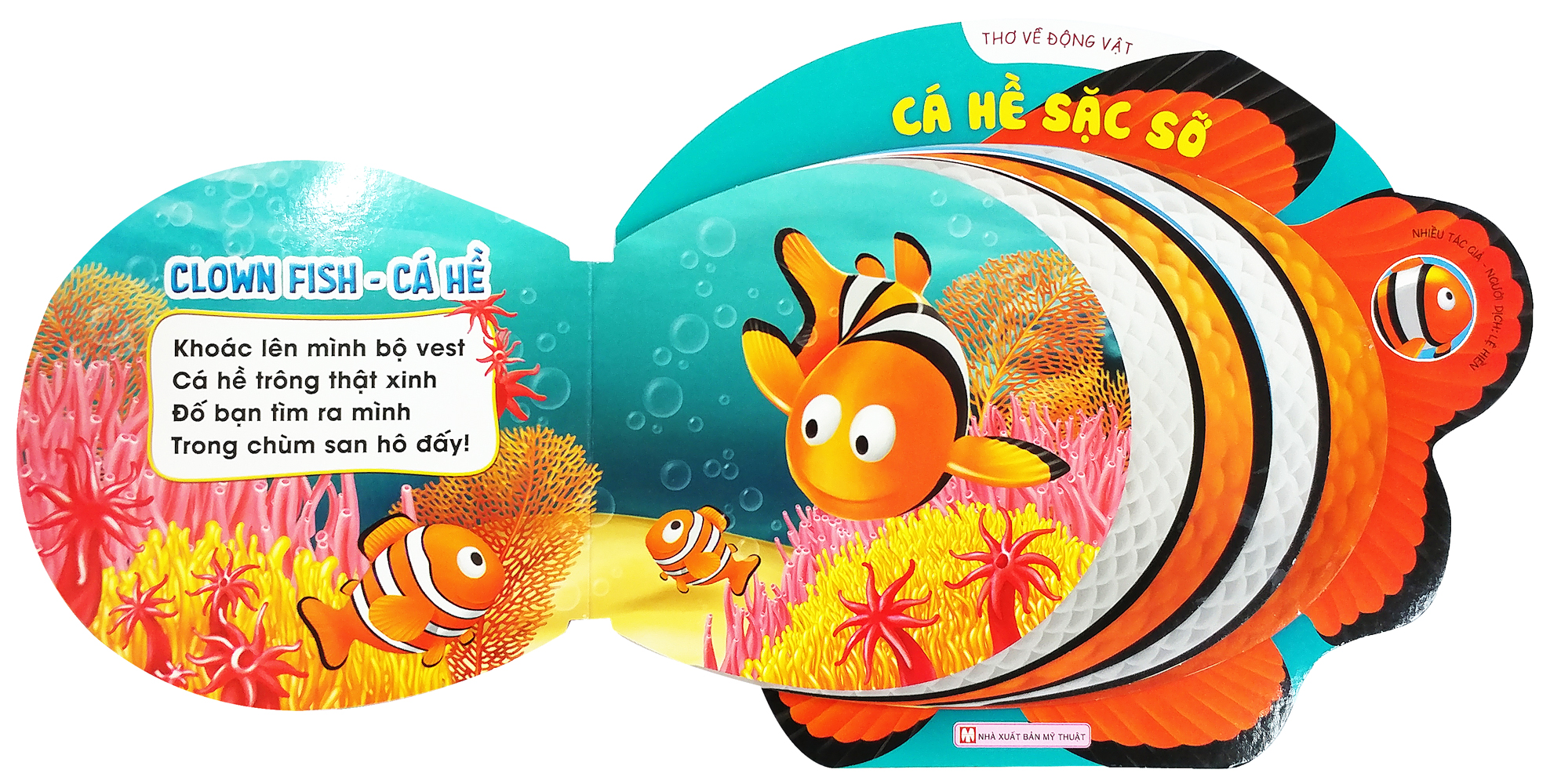 thơ về động vật - cá hề sặc sỡ