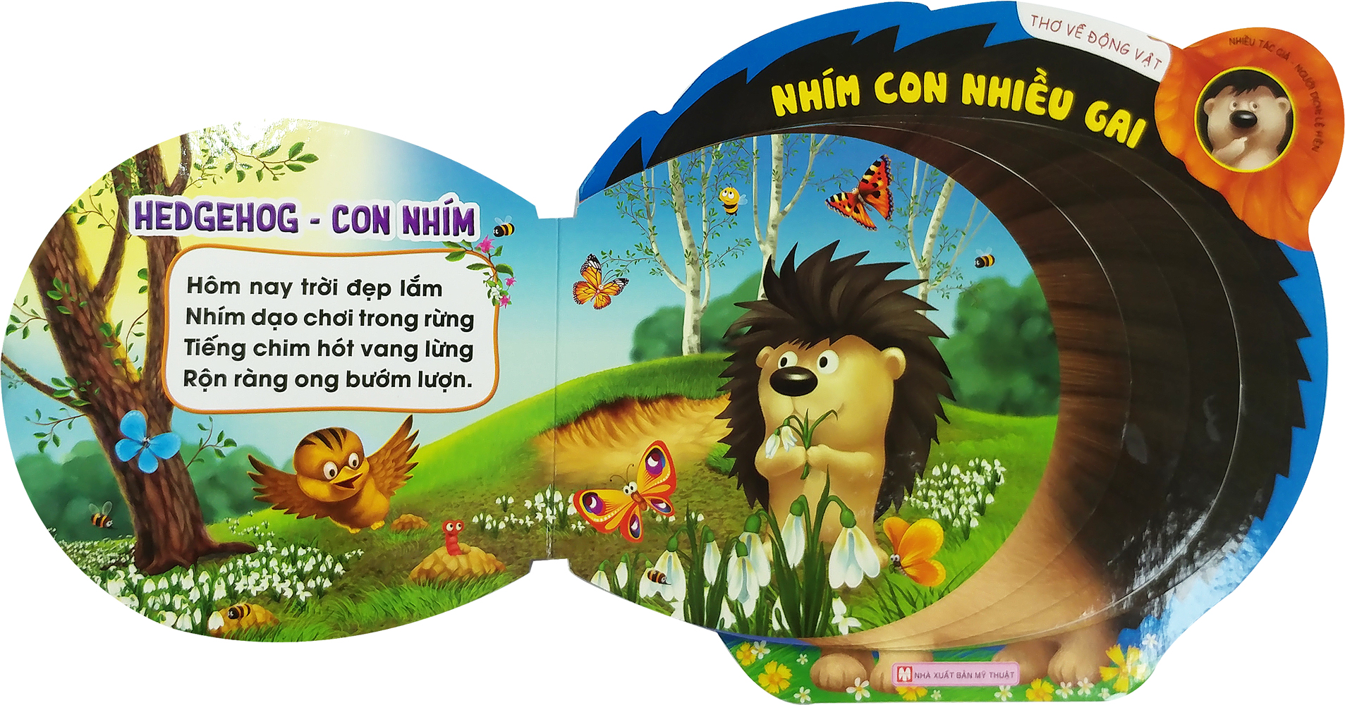 thơ về động vật - nhím con nhiều gai