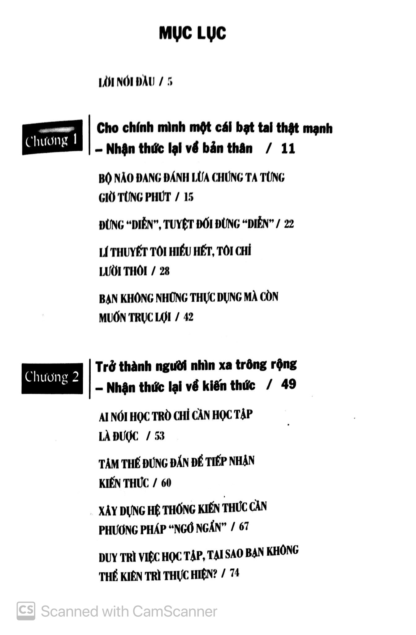 thoát khỏi bẫy nhận thức