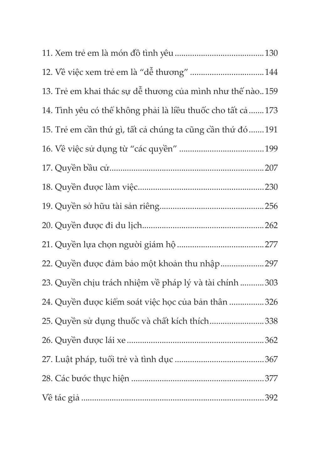 thoát khỏi tuổi thơ