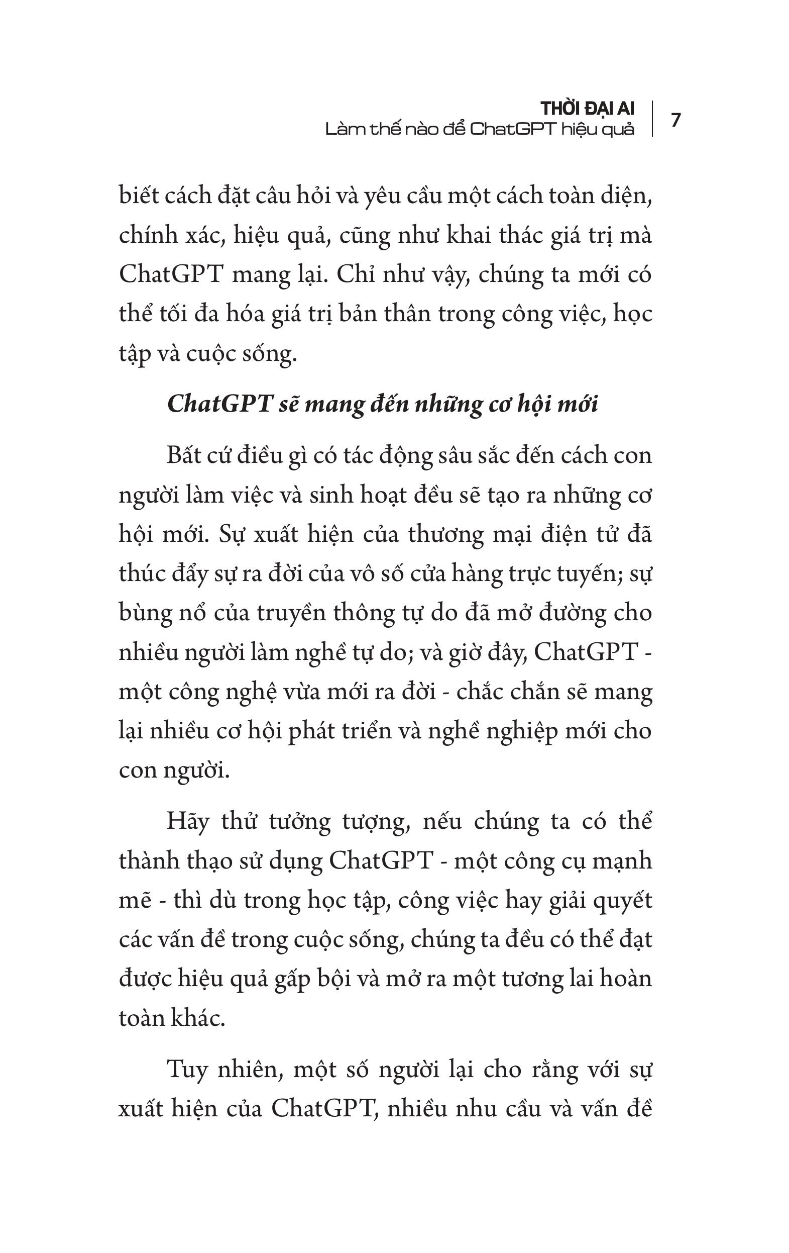 Thoi Dai AI - Lam The Nao De ChatGPT Hieu Qua