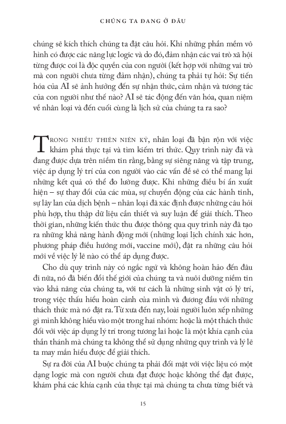 thời đại ai và tương lai loài người chúng ta