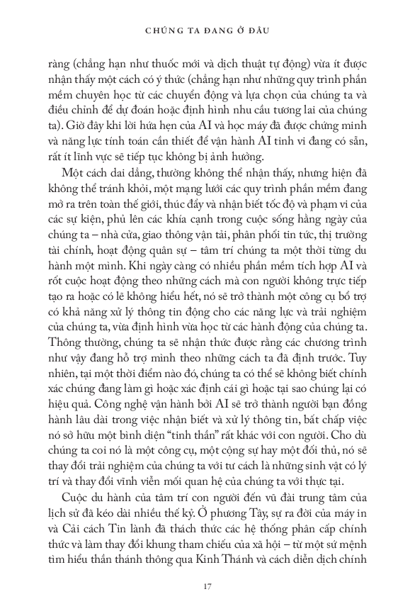 thời đại ai và tương lai loài người chúng ta