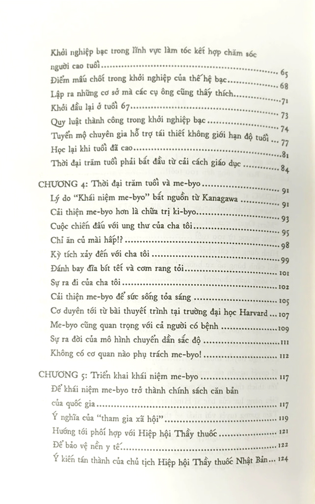 thời đại trăm tuổi - khuyến khích me-byo - sự chuẩn bị cho xã hội siêu già hóa