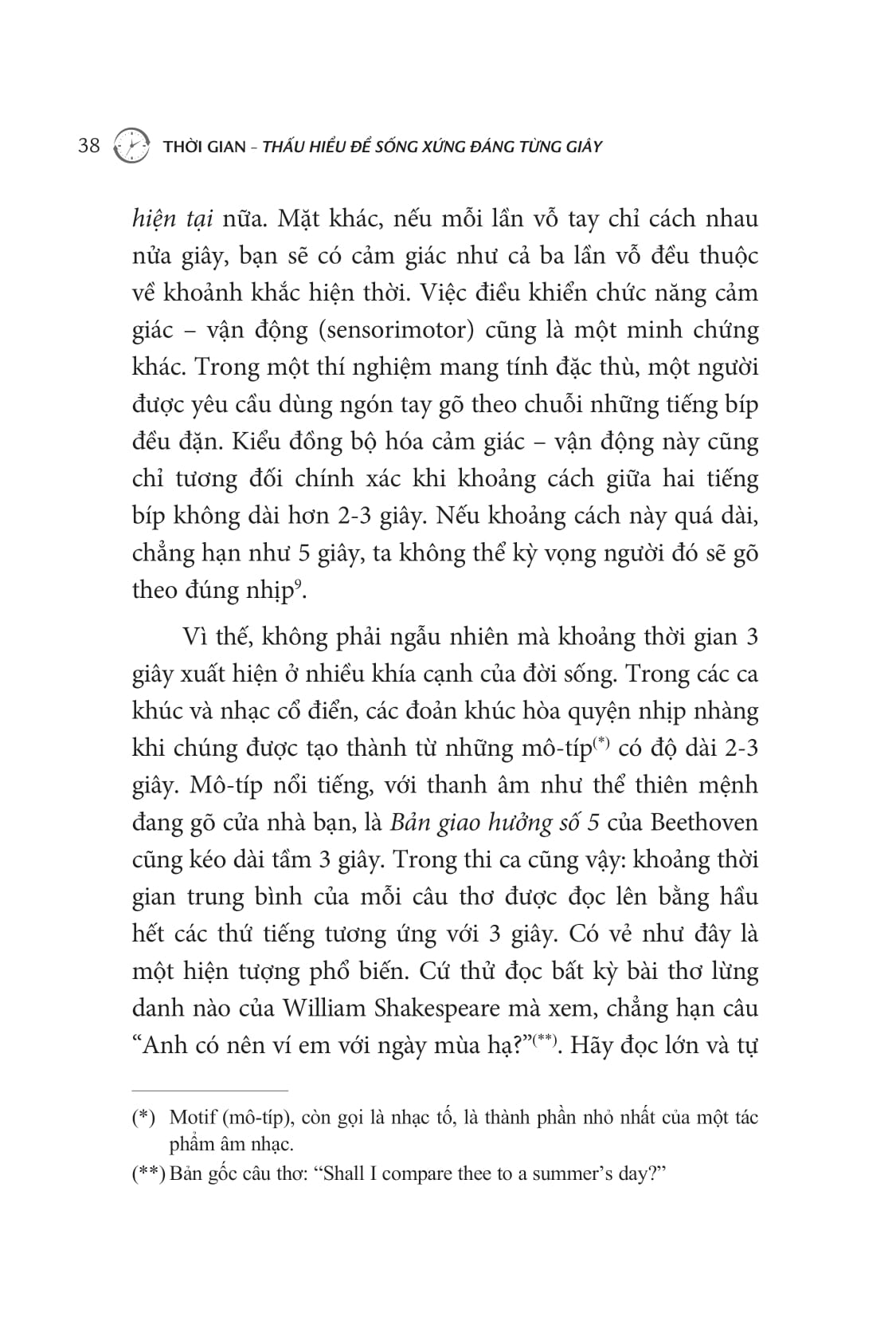 thời gian - thấu hiểu để sống xứng đáng từng giây