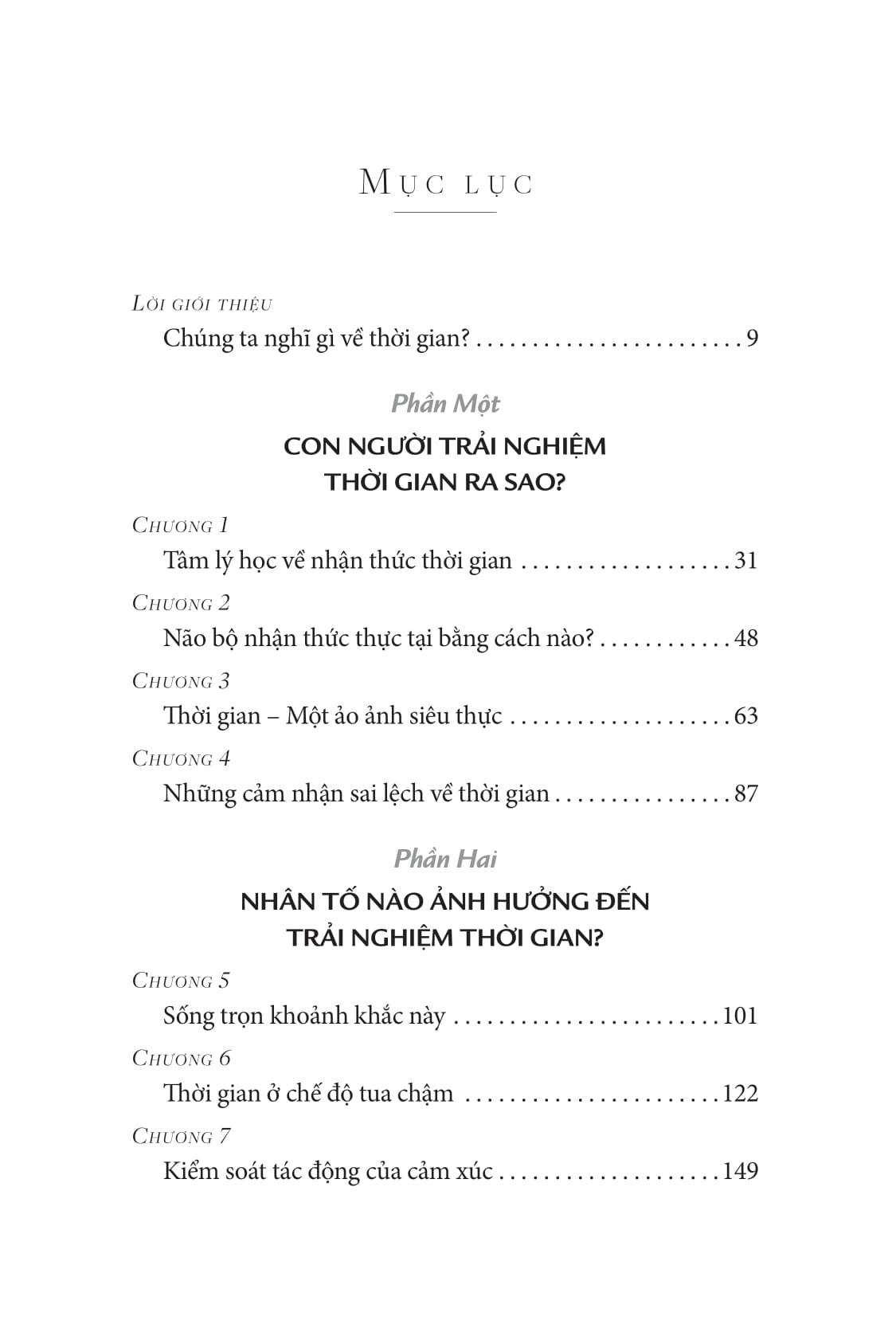 thời gian - thấu hiểu để sống xứng đáng từng giây