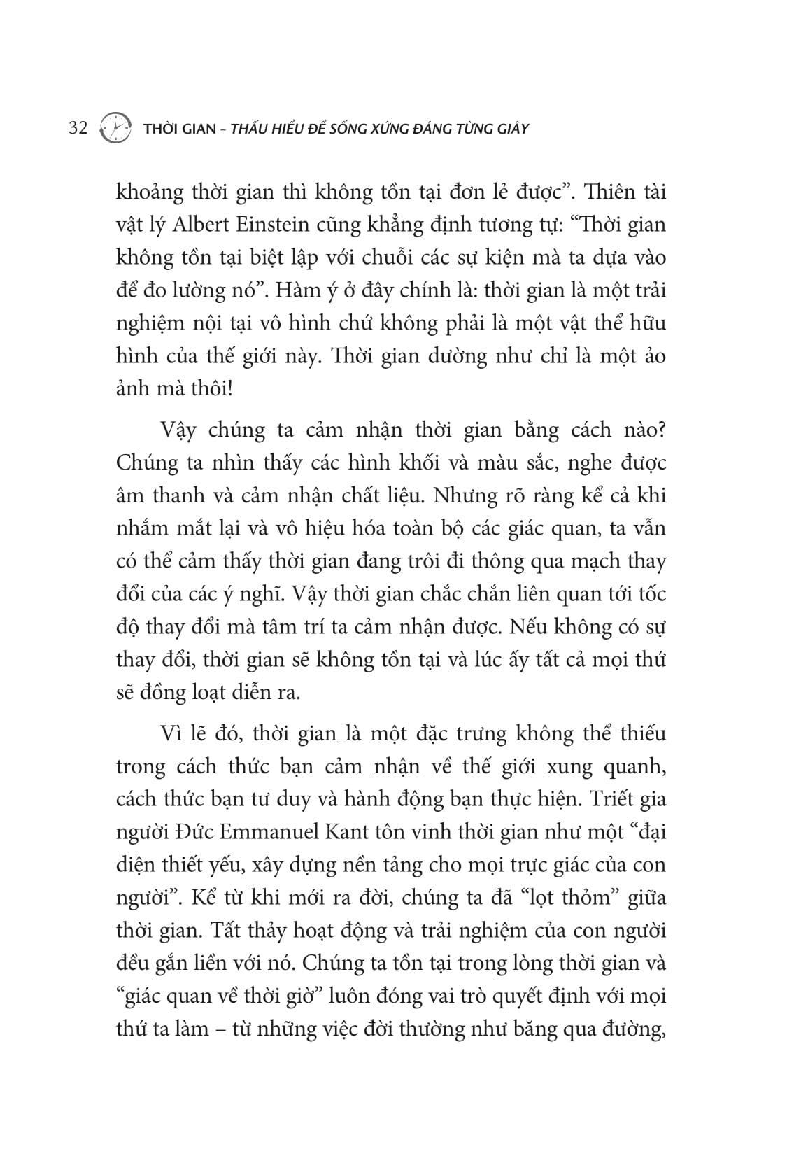 thời gian - thấu hiểu để sống xứng đáng từng giây