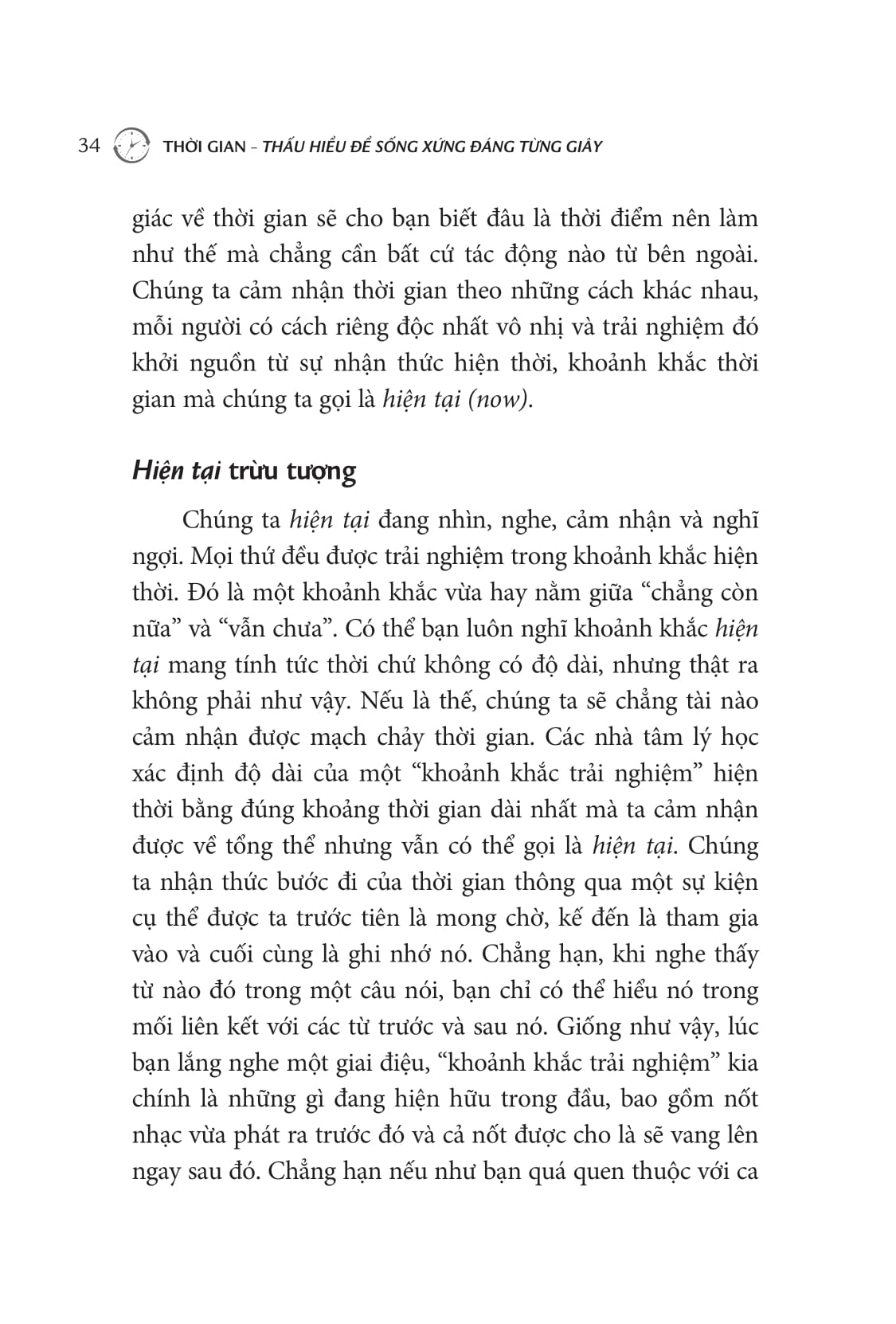 thời gian - thấu hiểu để sống xứng đáng từng giây
