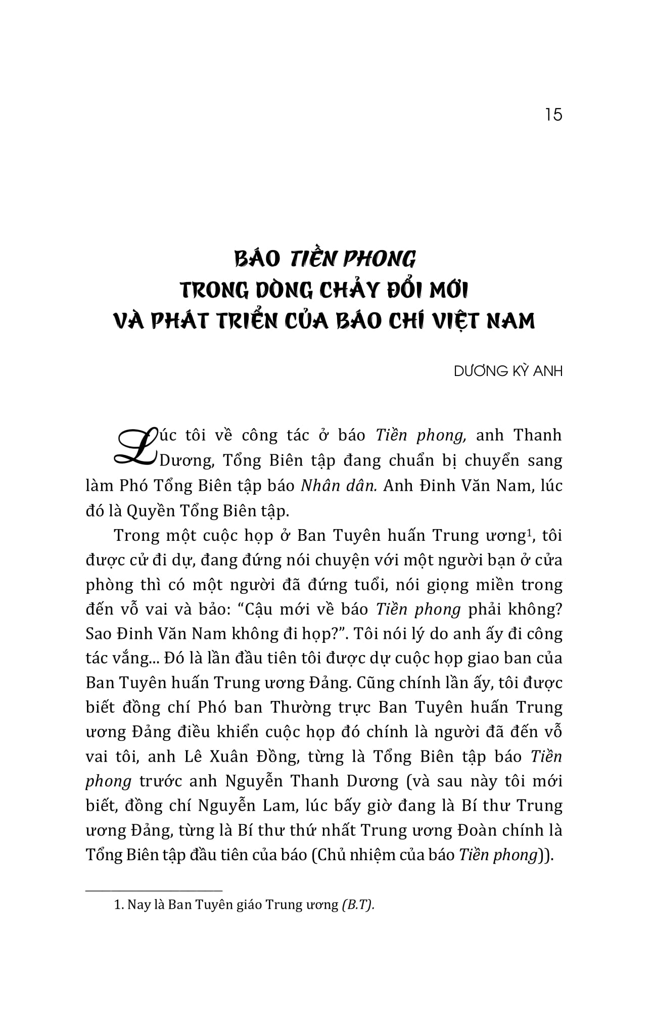 thời gian và nhân chứng - hồi ký của các nhà báo - tập iii
