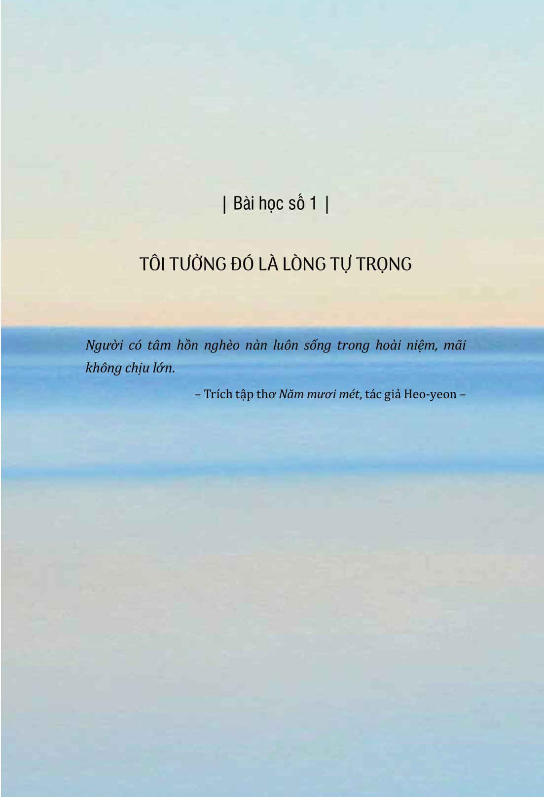 thôi làm tổn thương mình