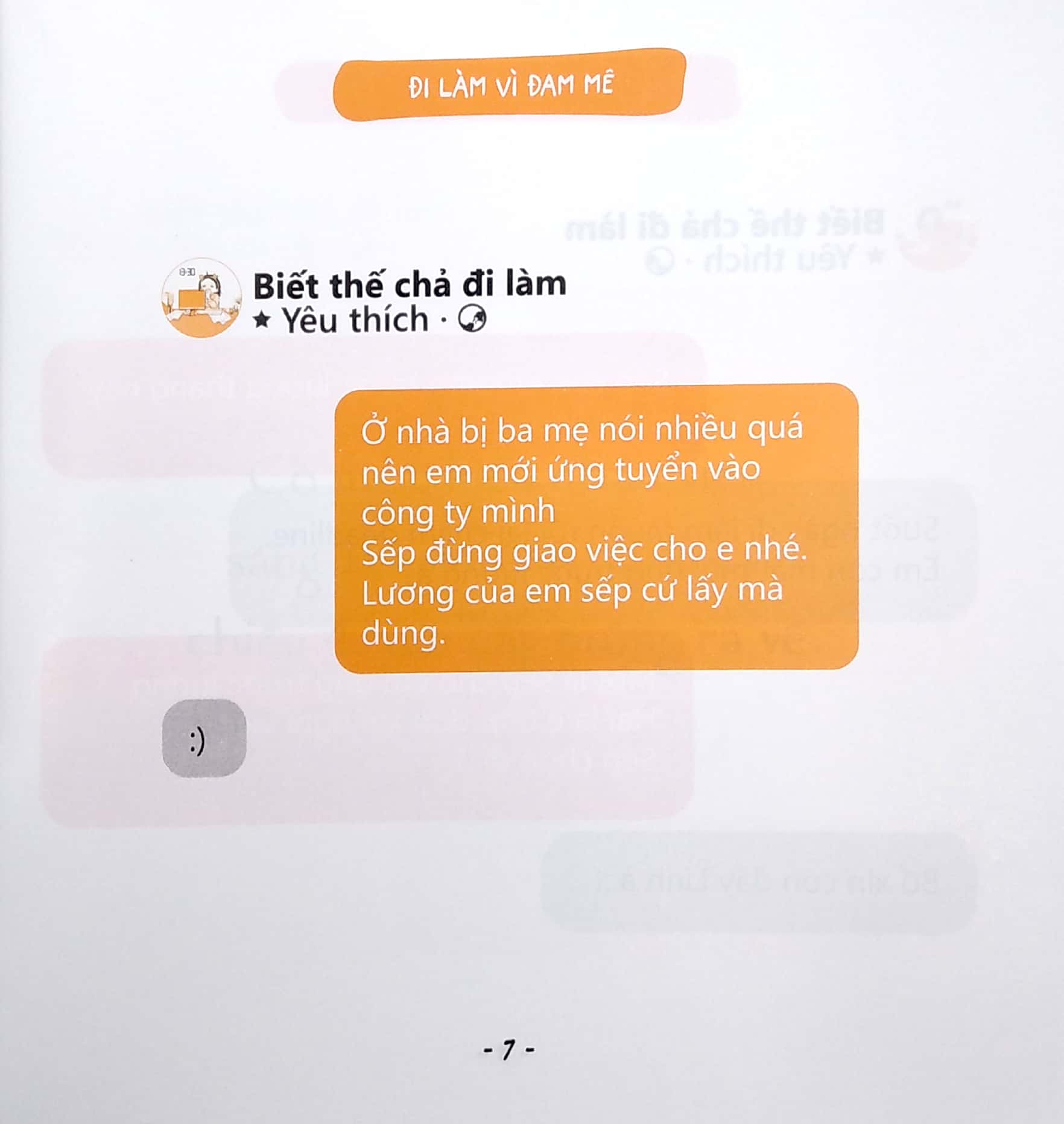 thôi lười lắm, nay nghỉ làm