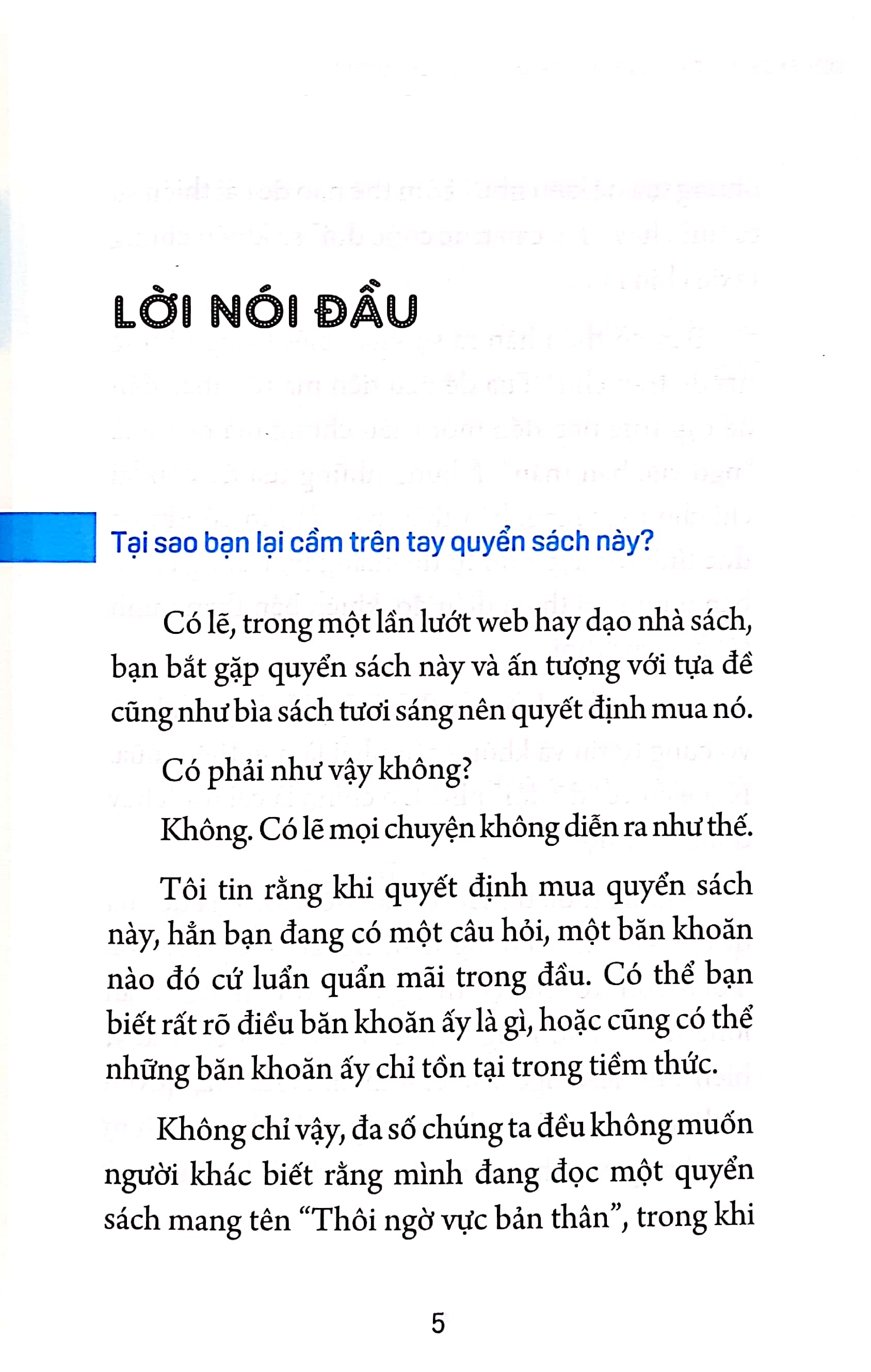thôi ngờ vực, thành công là có thực