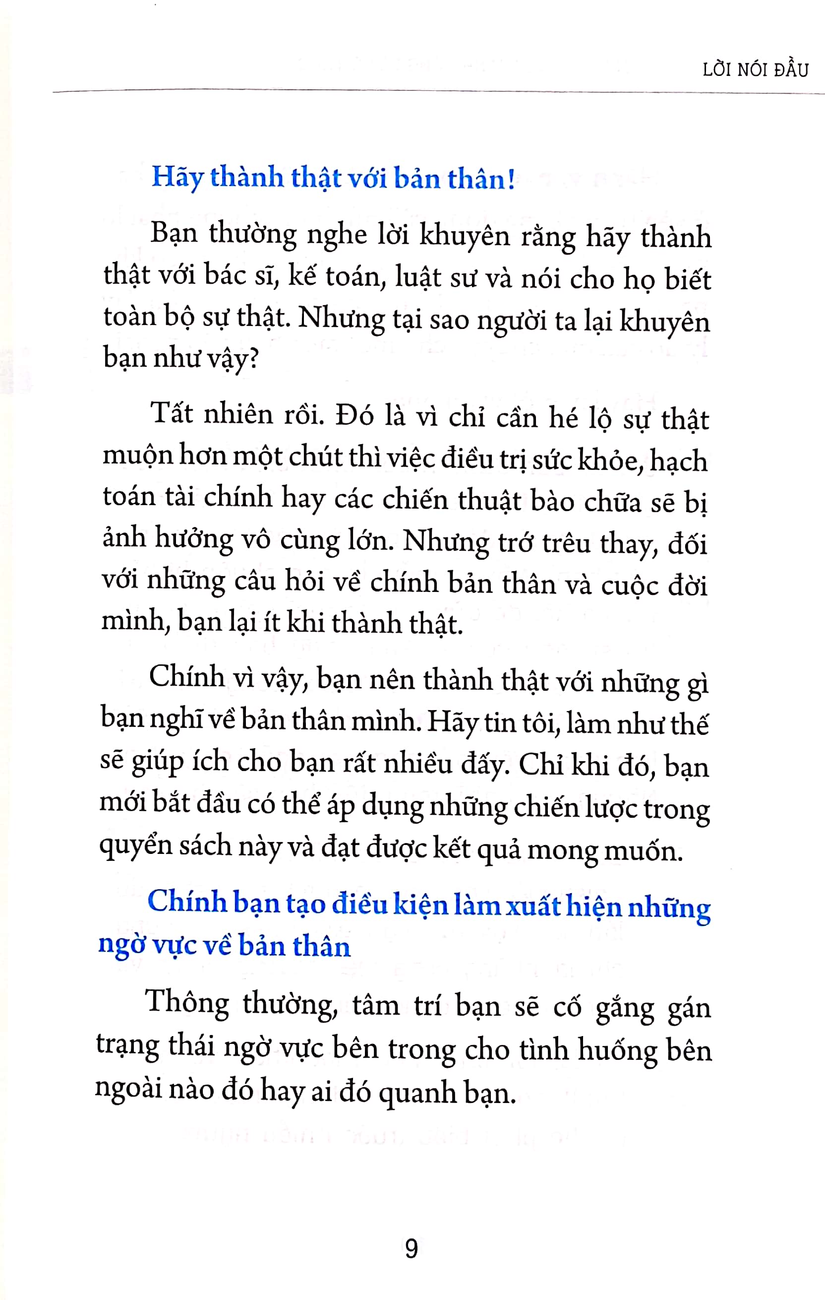 thôi ngờ vực, thành công là có thực