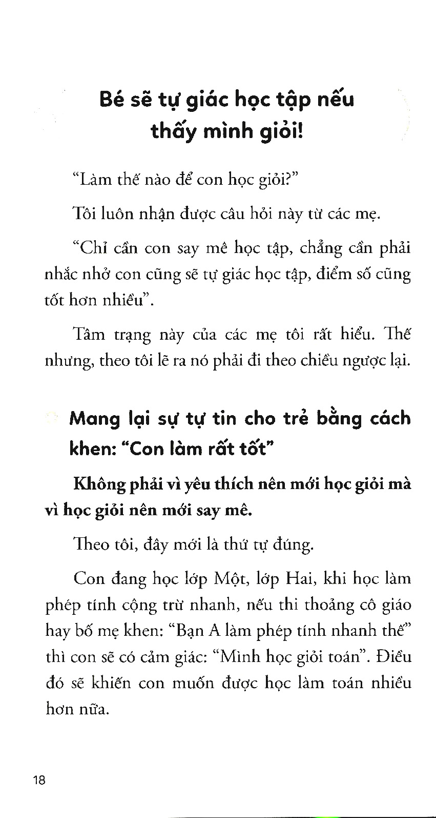 thói quen của mẹ nuôi con tự giác học tập