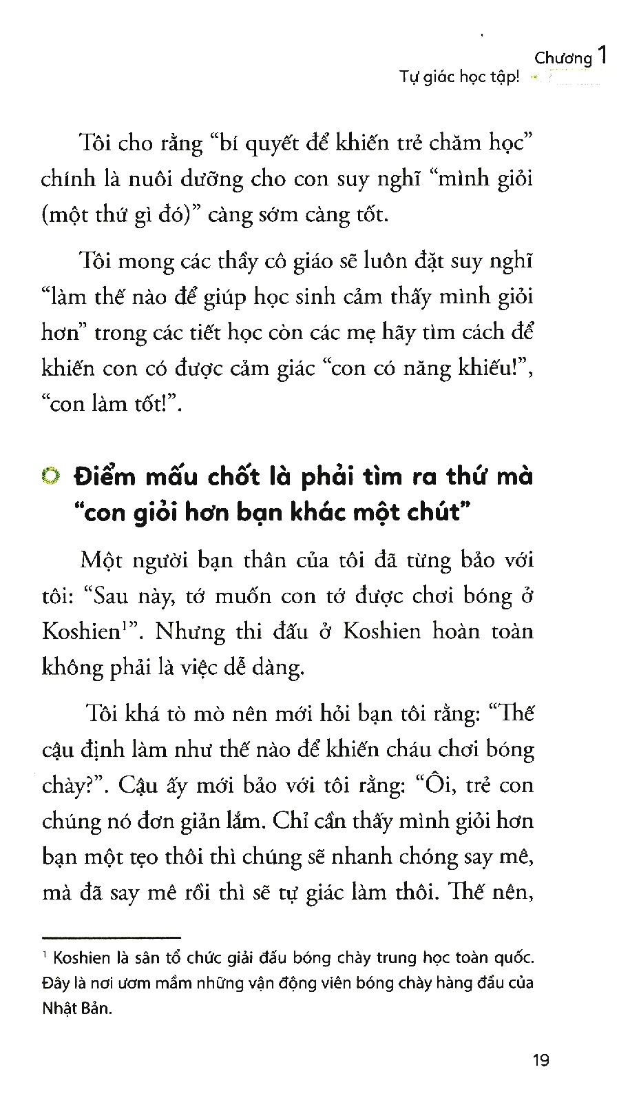 thói quen của mẹ nuôi con tự giác học tập