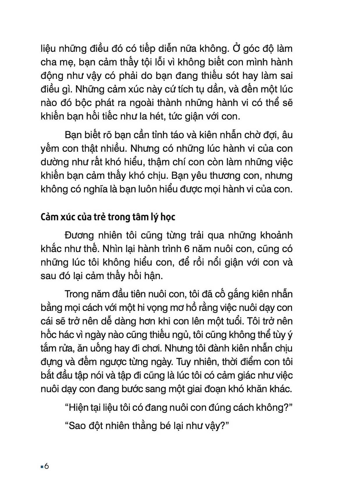 thói quen không làm tổn thương cảm xúc của trẻ