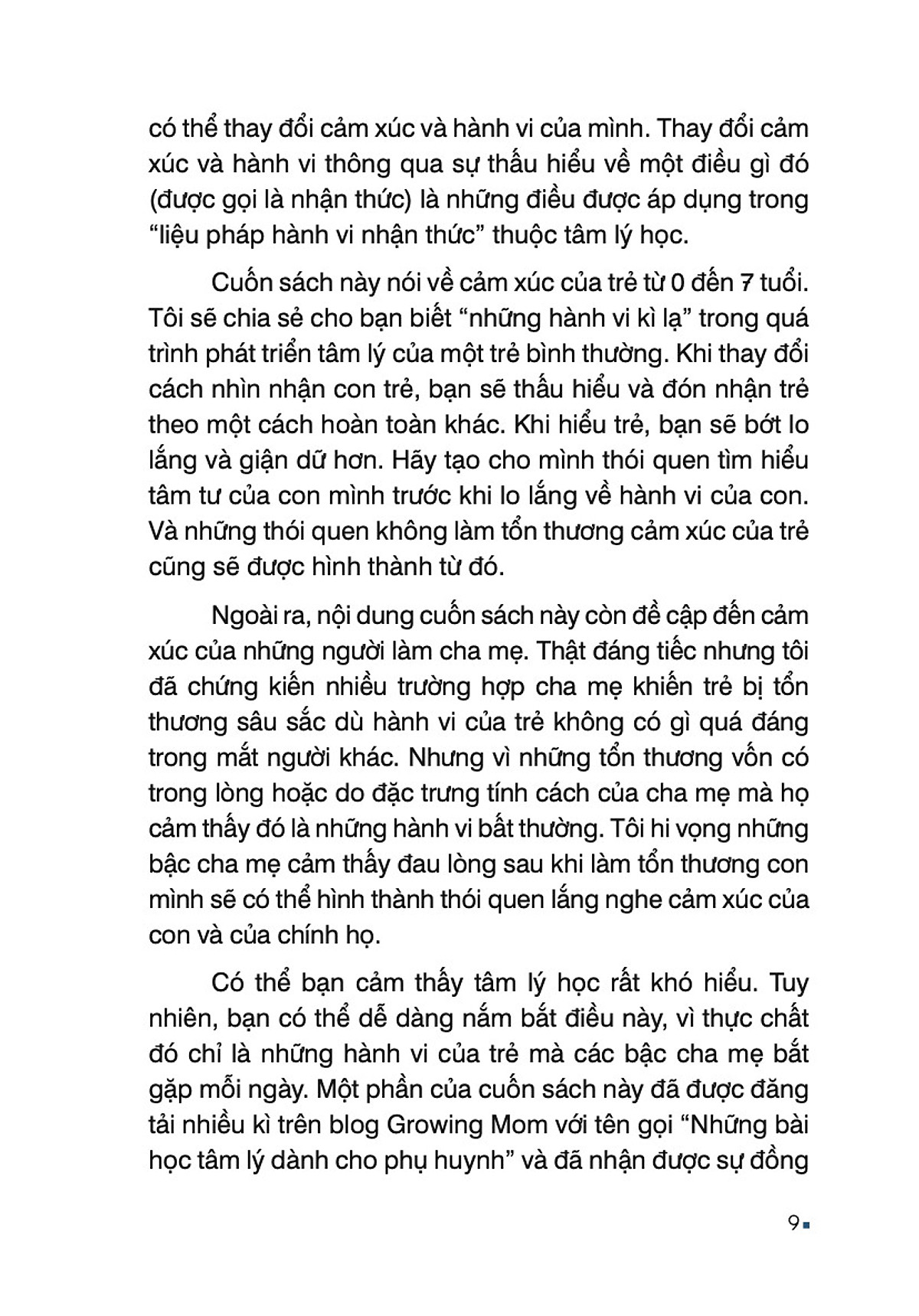 thói quen không làm tổn thương cảm xúc của trẻ