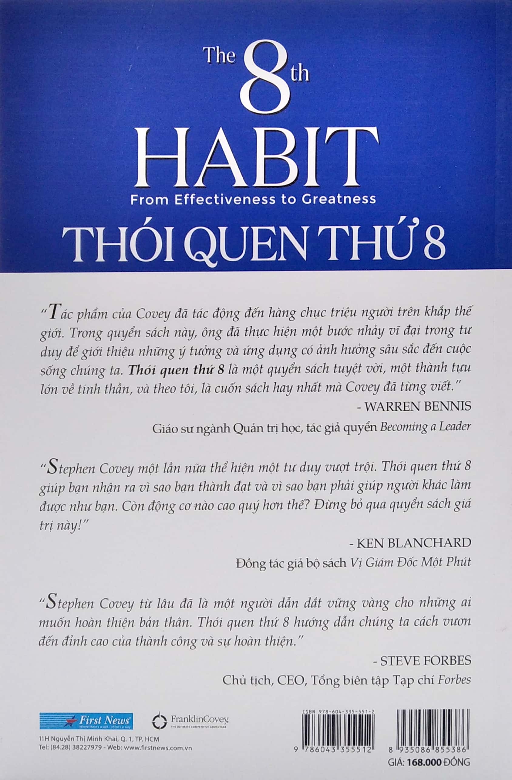 thói quen thứ 8 - từ hiệu quả đến vĩ đại (bìa mềm)