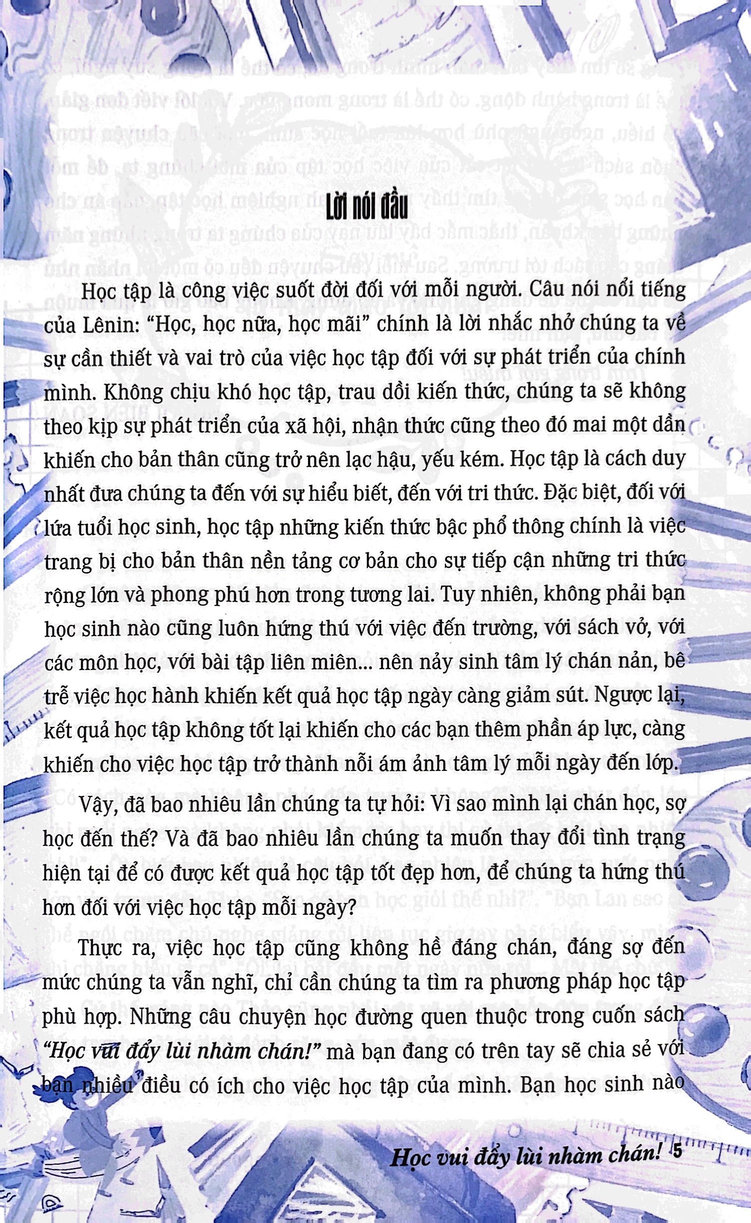 thói quen tốt của những đứa trẻ chăm ngoan - học vui đẩy lùi nhàm chán!