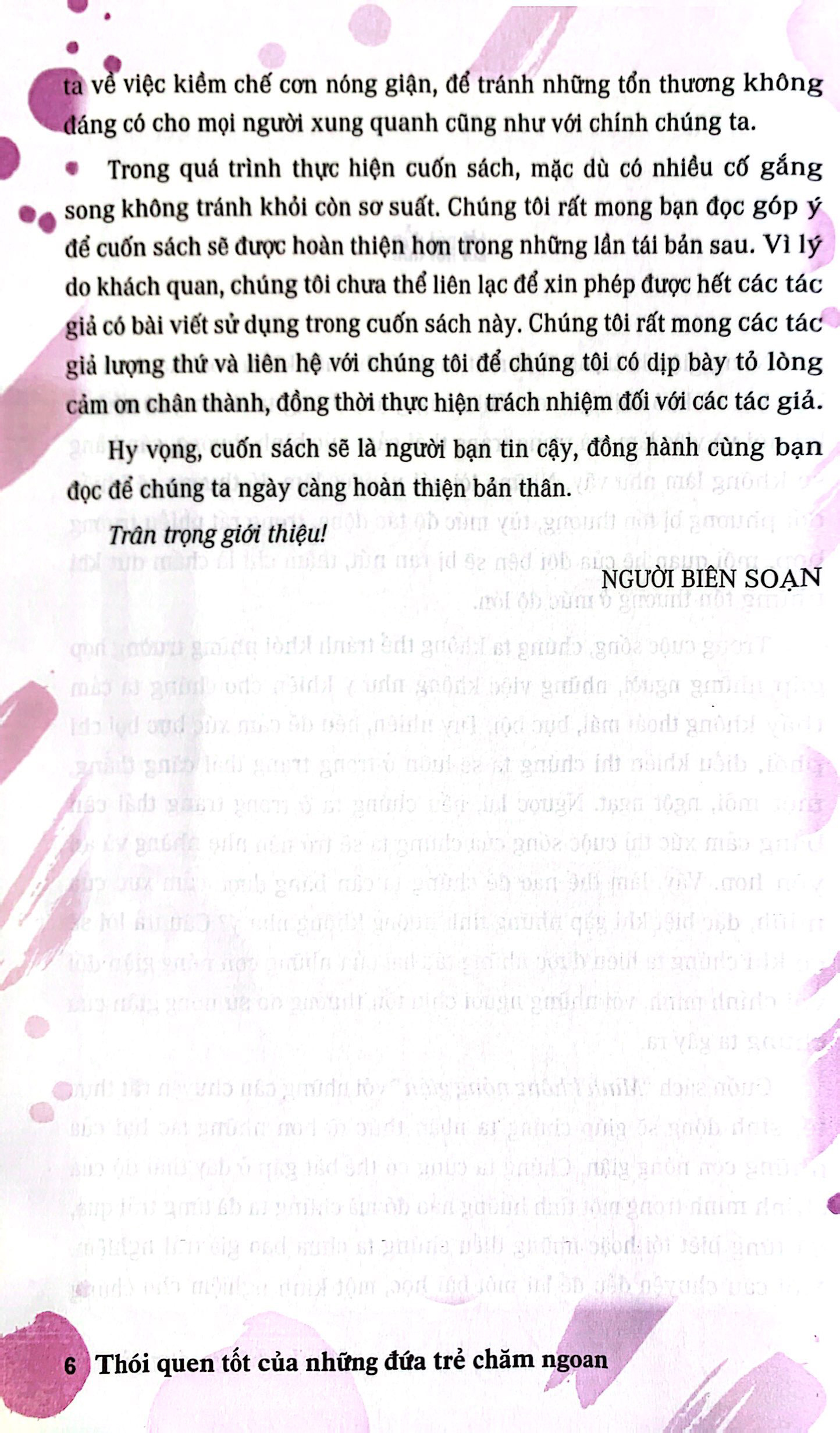thói quen tốt của những đứa trẻ chăm ngoan - mình không nóng giận