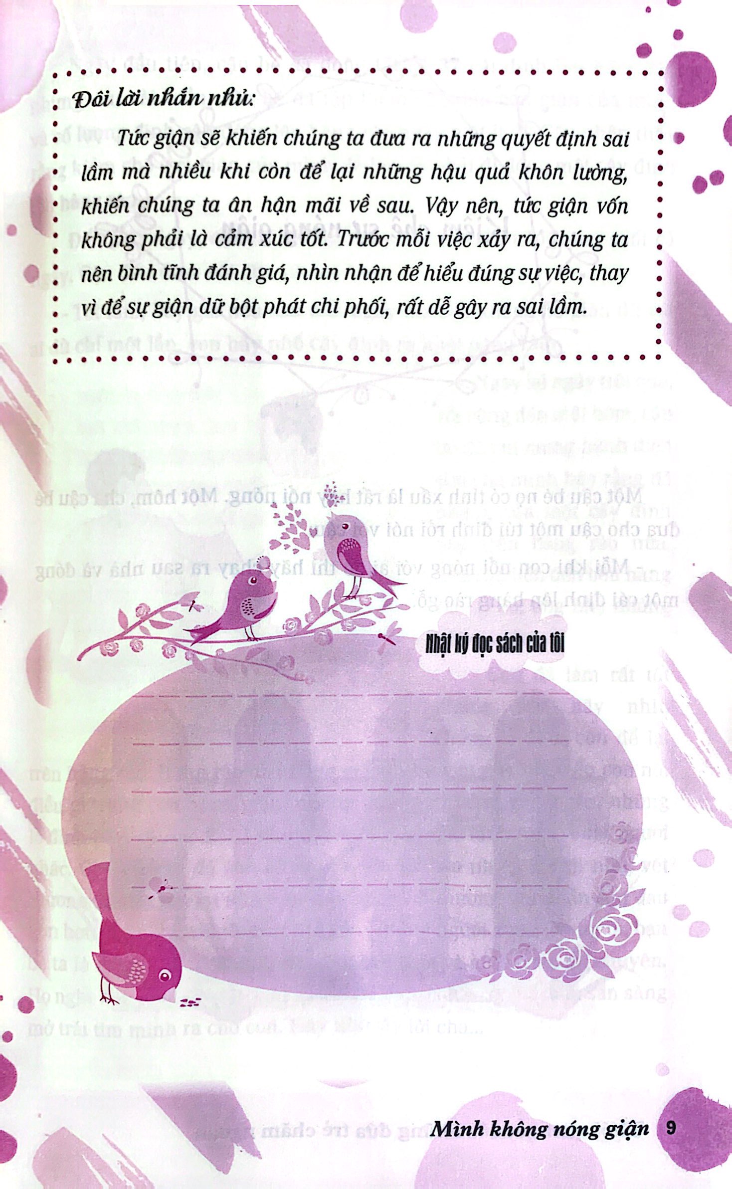 thói quen tốt của những đứa trẻ chăm ngoan - mình không nóng giận