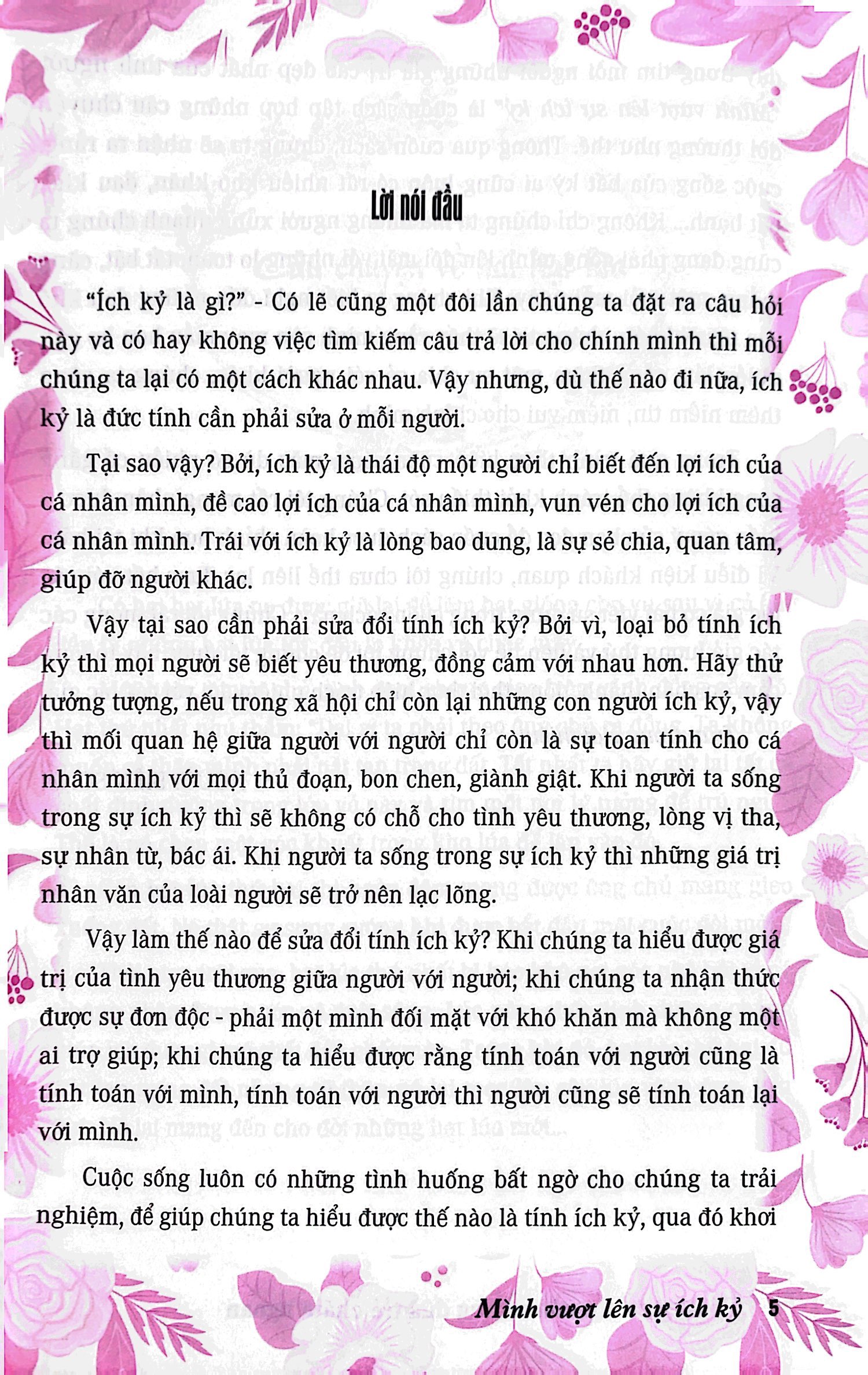 thói quen tốt của những đứa trẻ chăm ngoan - mình vượt lên sự ích kỷ